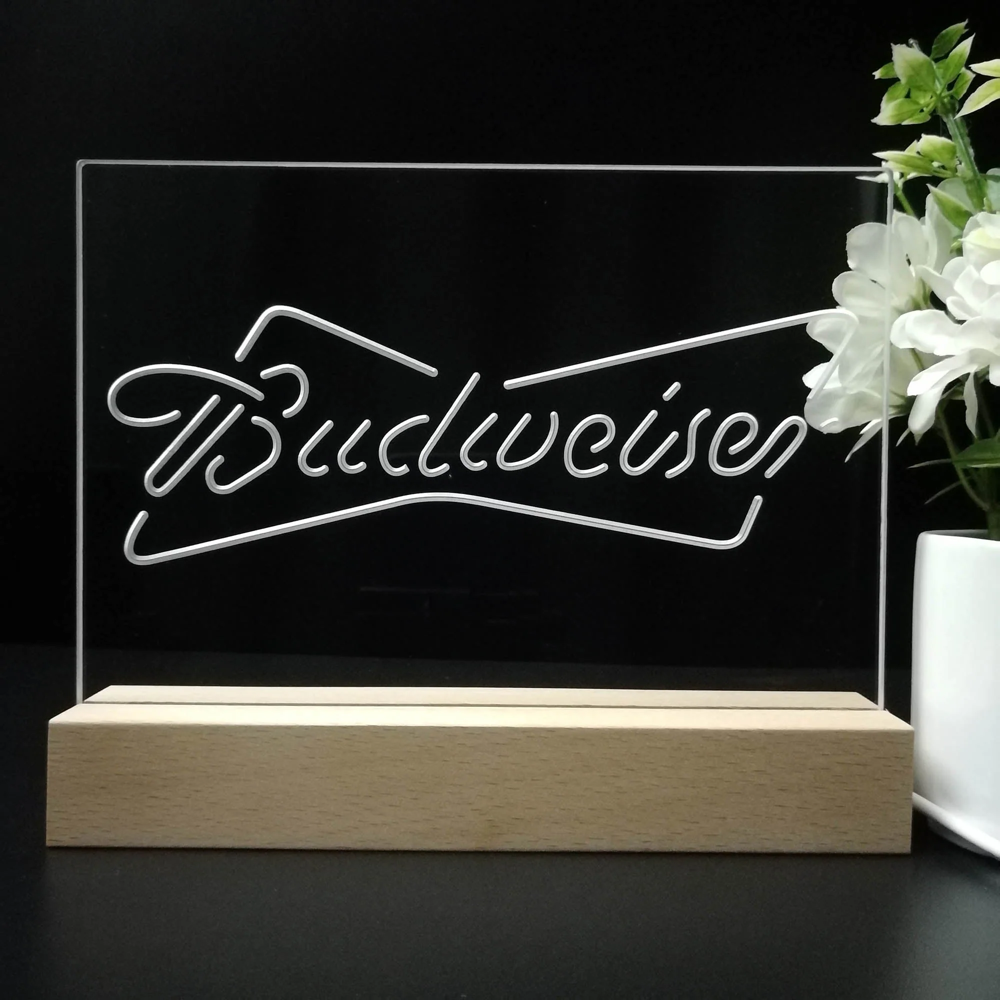 Budweiser Classic Neon Sign Pub Bar Lamp - Image 8