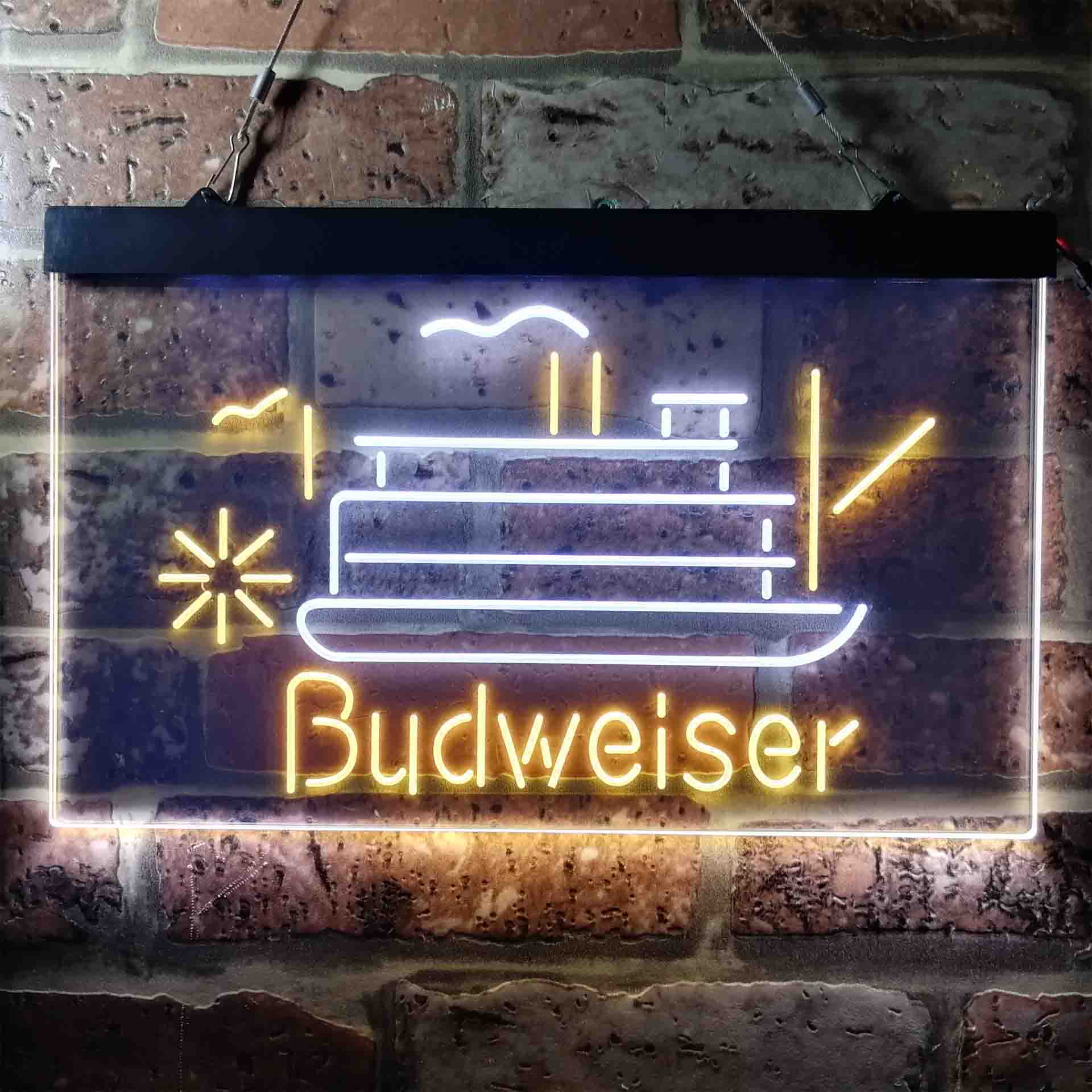 Budweiser Cruise Ship Boat Neon-Like LED Sign - Image 13