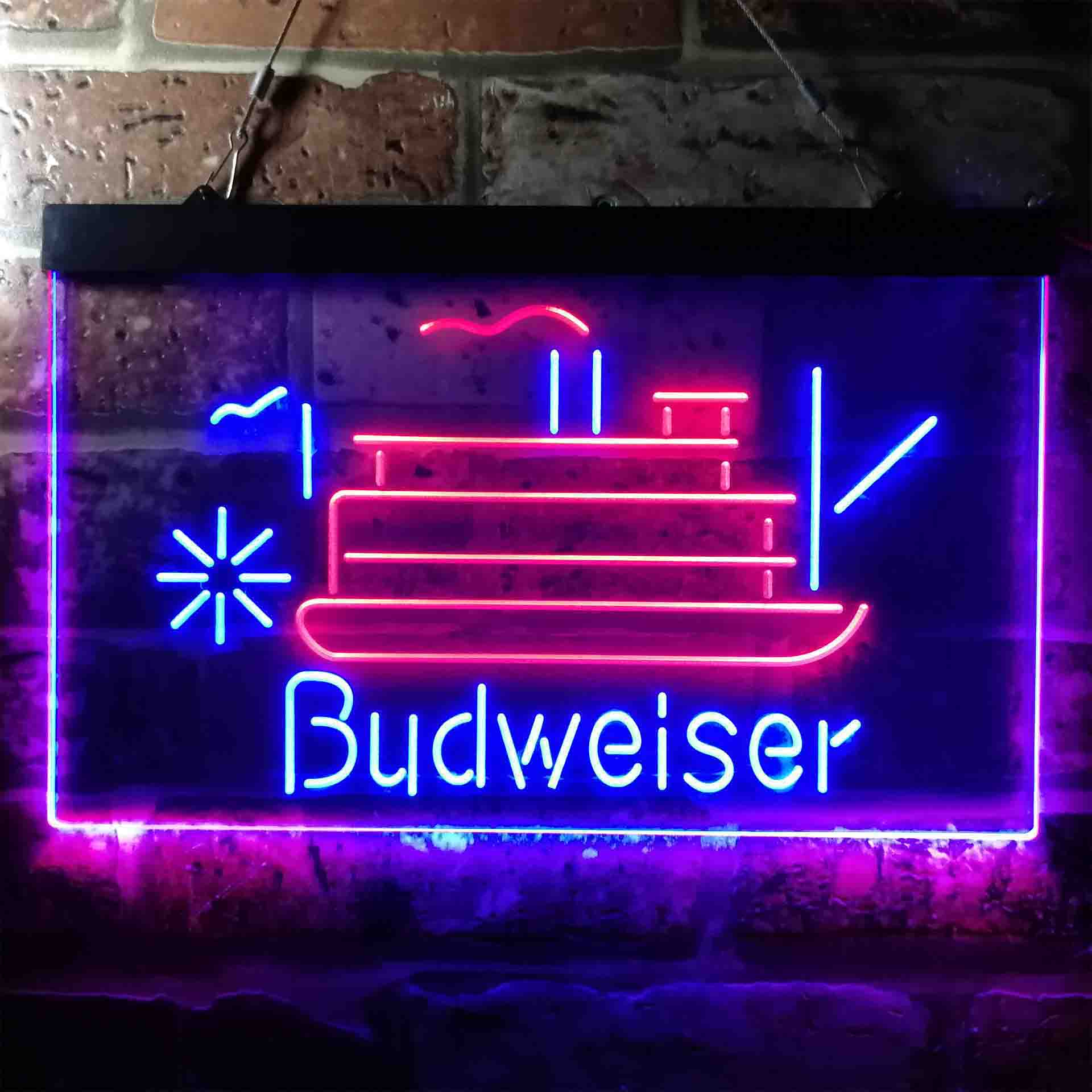 Budweiser Cruise Ship Boat Neon-Like LED Sign - Image 5