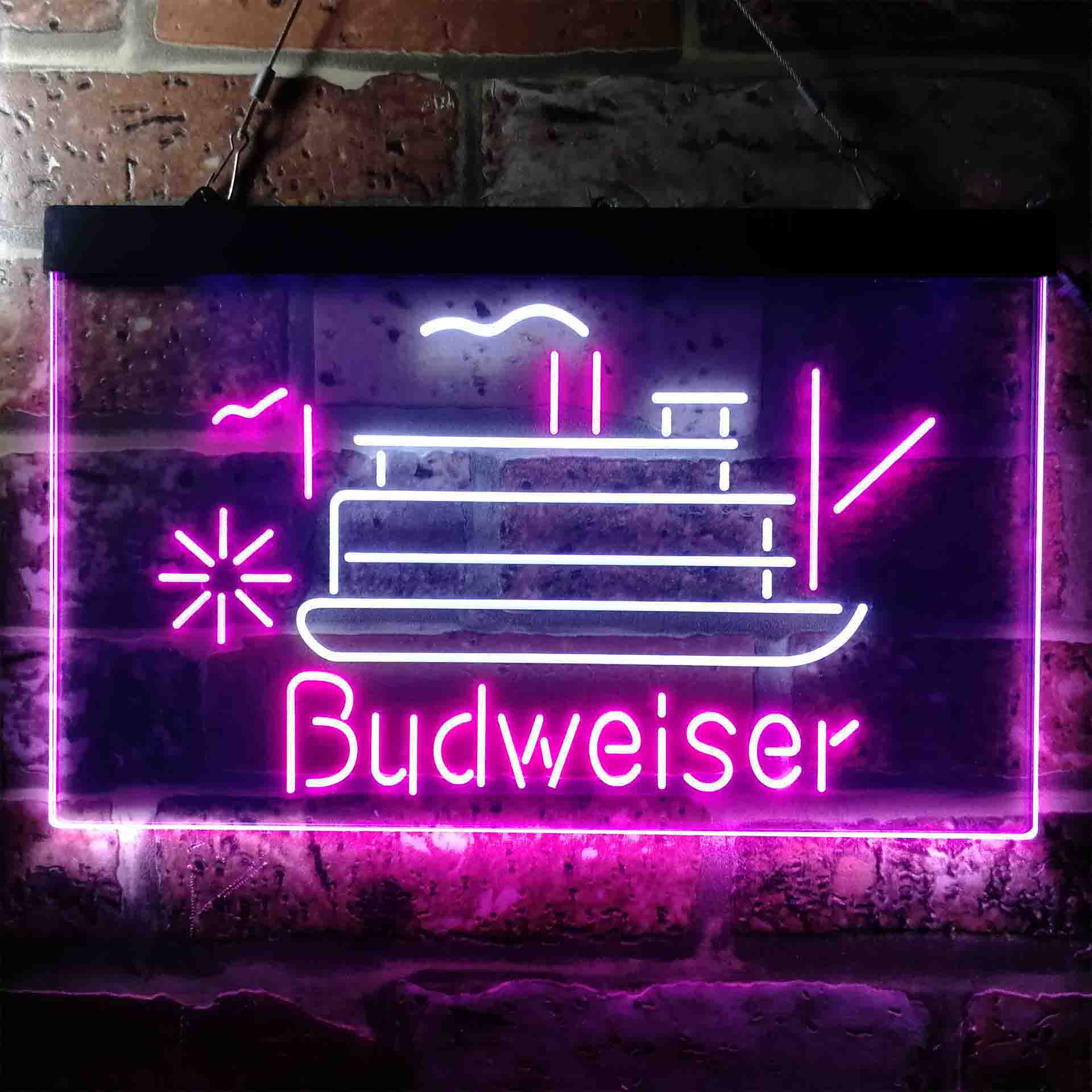 Budweiser Cruise Ship Boat Neon-Like LED Sign - Image 7