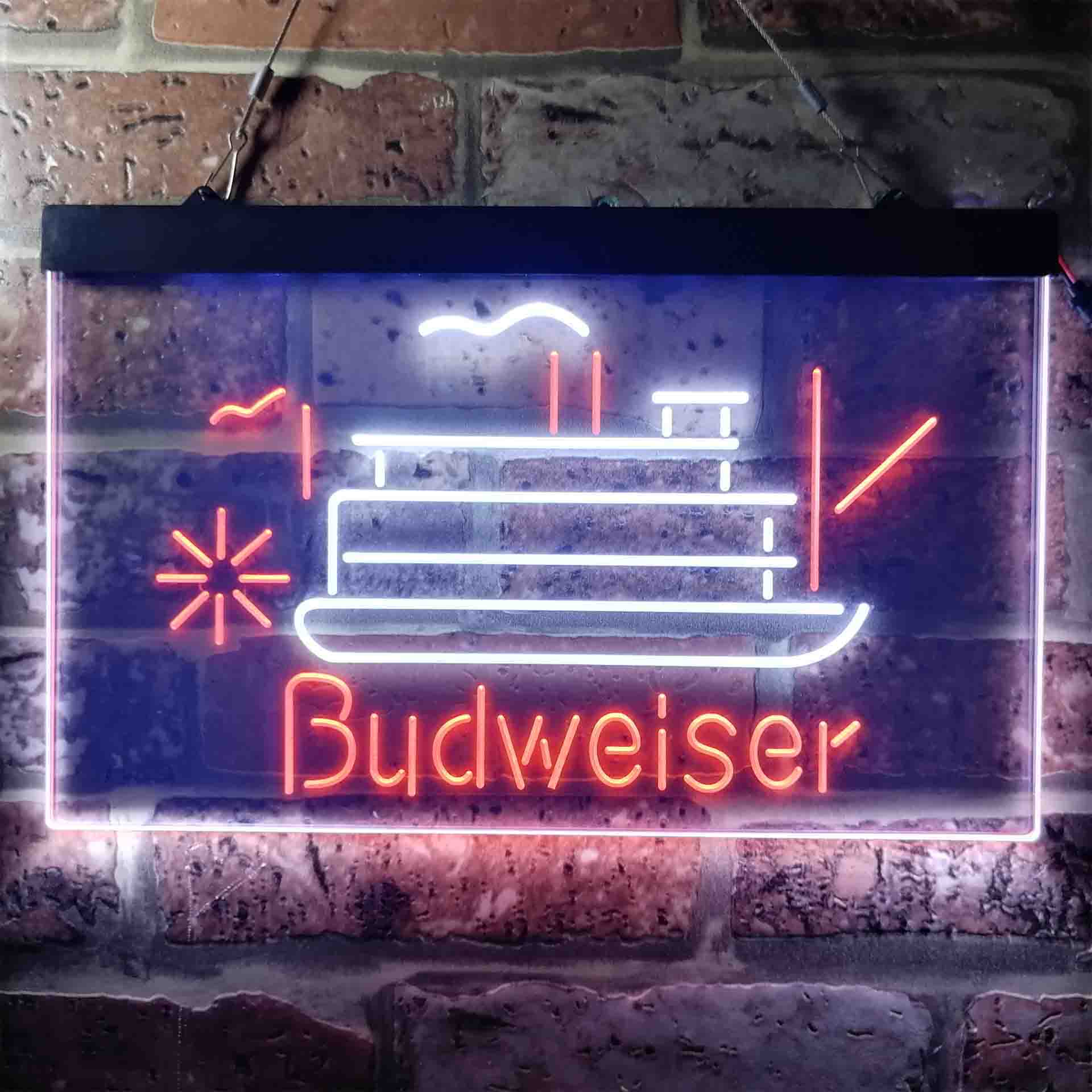Budweiser Cruise Ship Boat Neon-Like LED Sign - Image 8