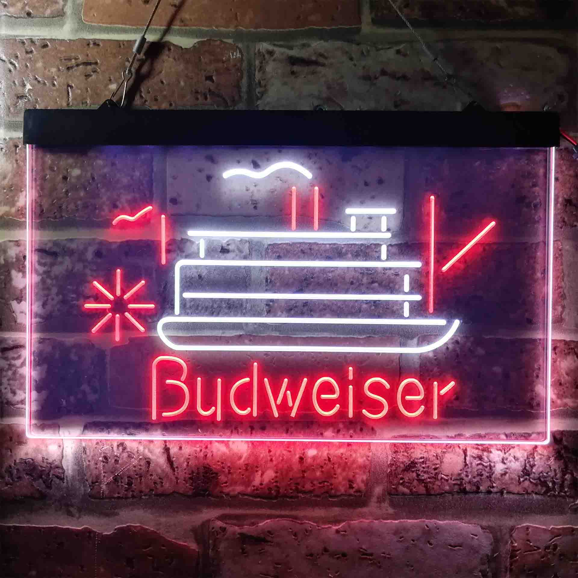 Budweiser Cruise Ship Boat Neon-Like LED Sign - Image 9