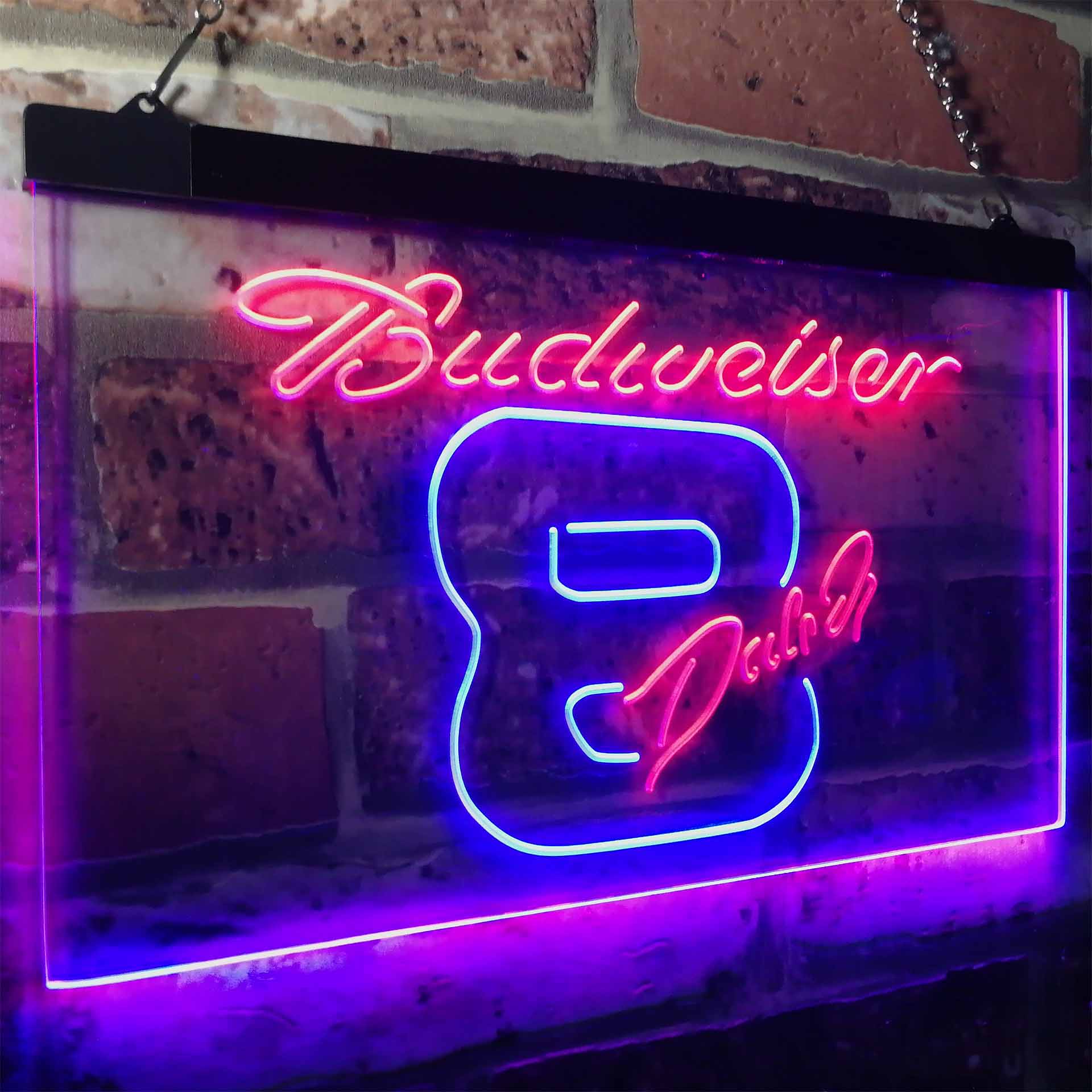 Budweiser Dale Jr. #8 Racing Car Bar Decor Neon-Like LED Sign - Image 19