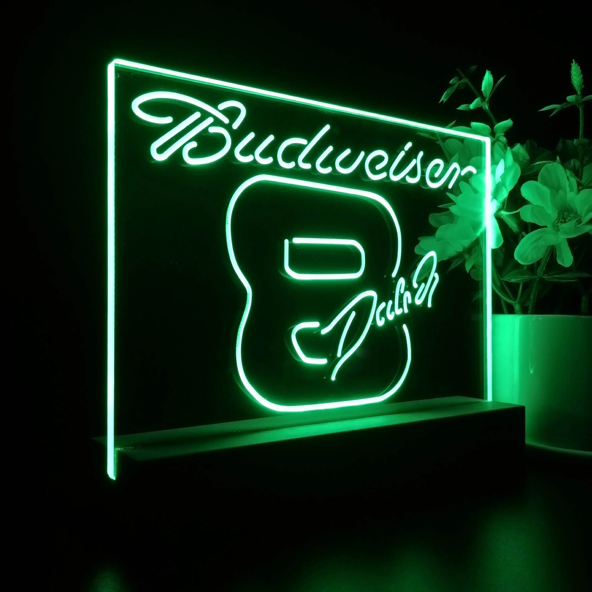 Budweiser Dale Jr. #8 Racing Car Neon Sign Pub Bar Lamp - Image 5