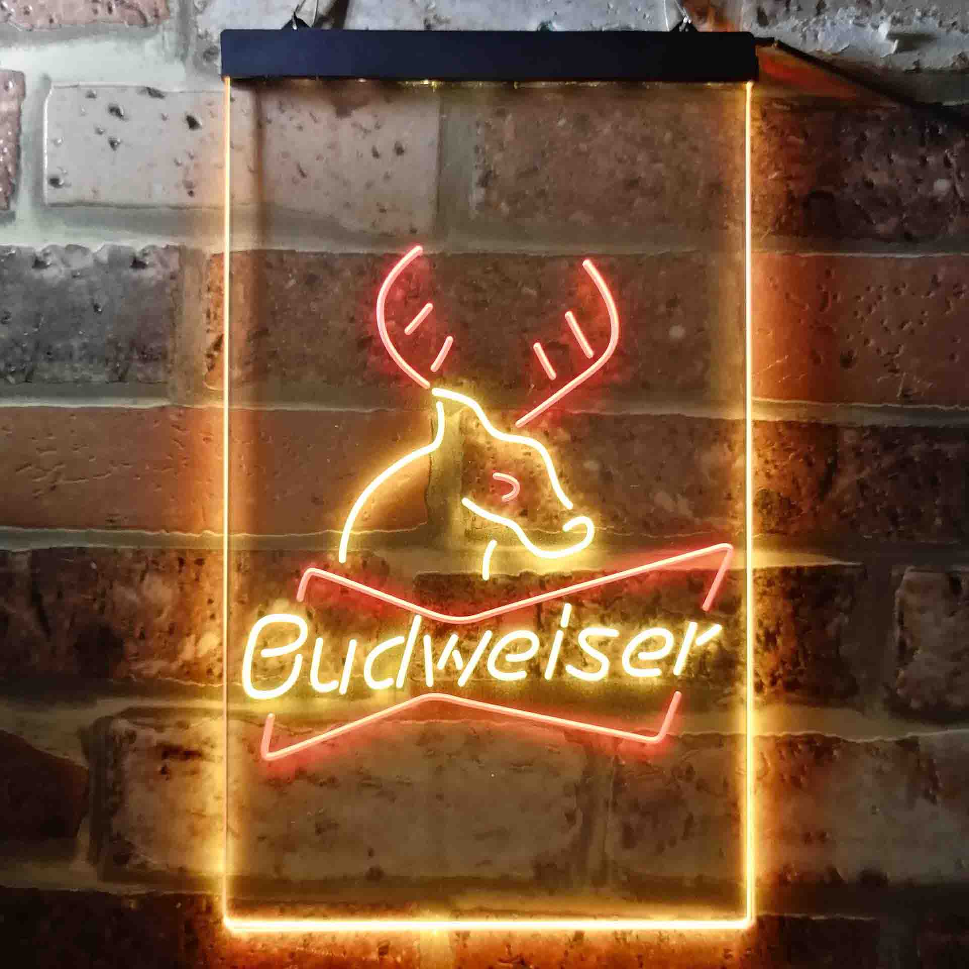 Budweiser Deer Hunting Cabin Neon-Like LED Sign - Image 12