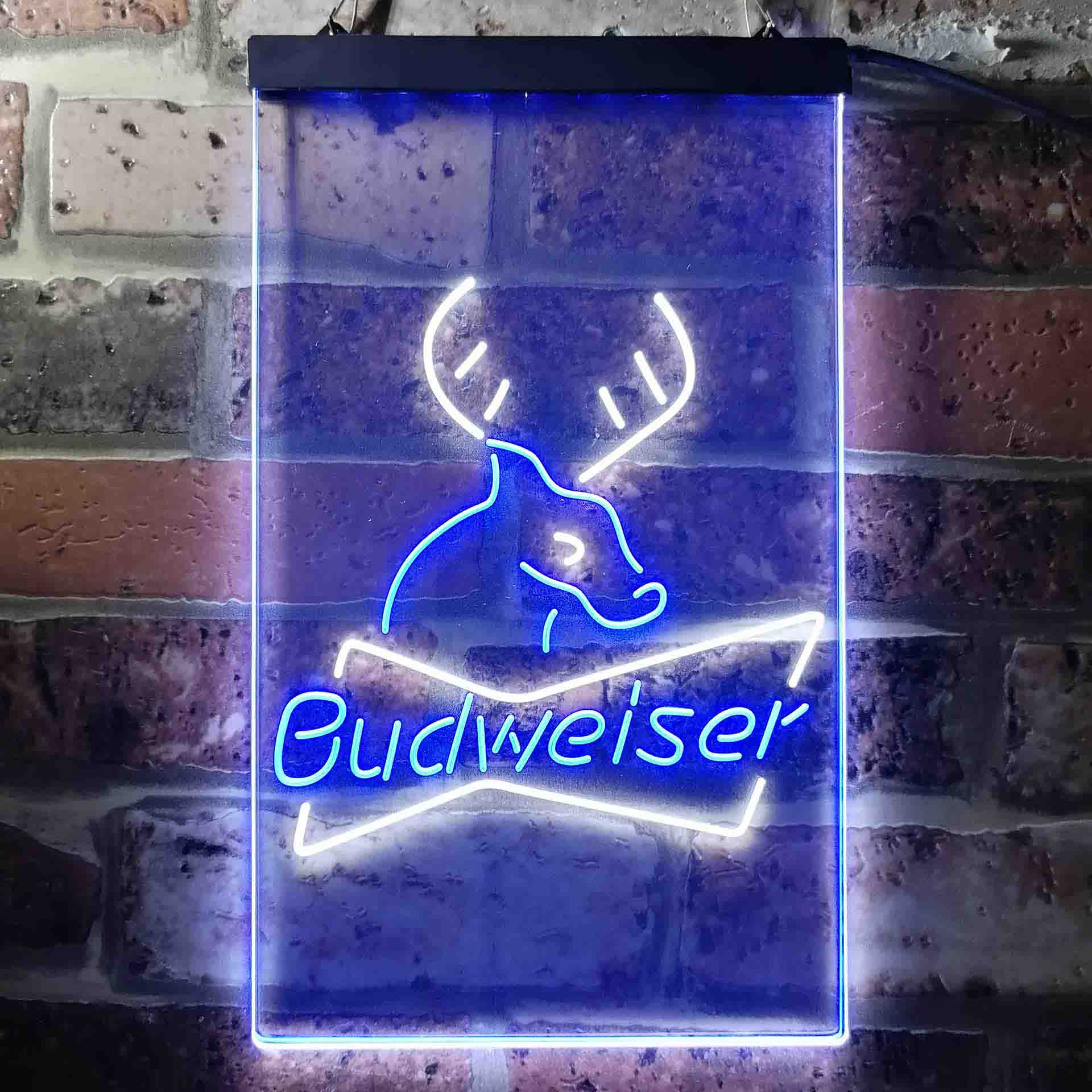 Budweiser Deer Hunting Cabin Neon-Like LED Sign - Image 13