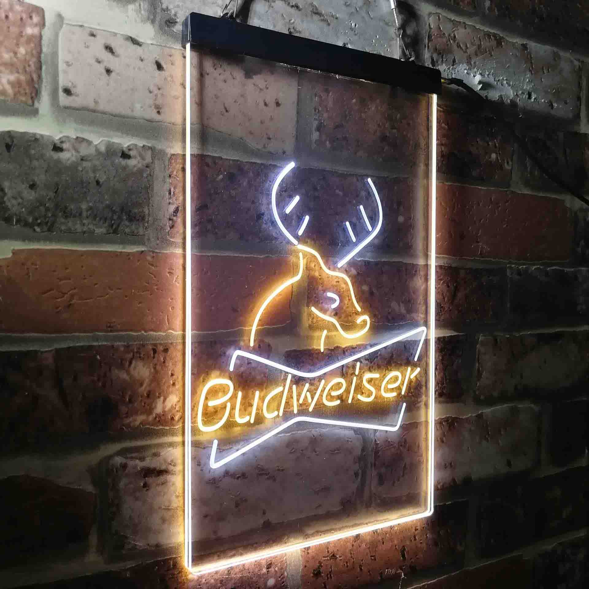 Budweiser Deer Hunting Cabin Neon-Like LED Sign - Image 16