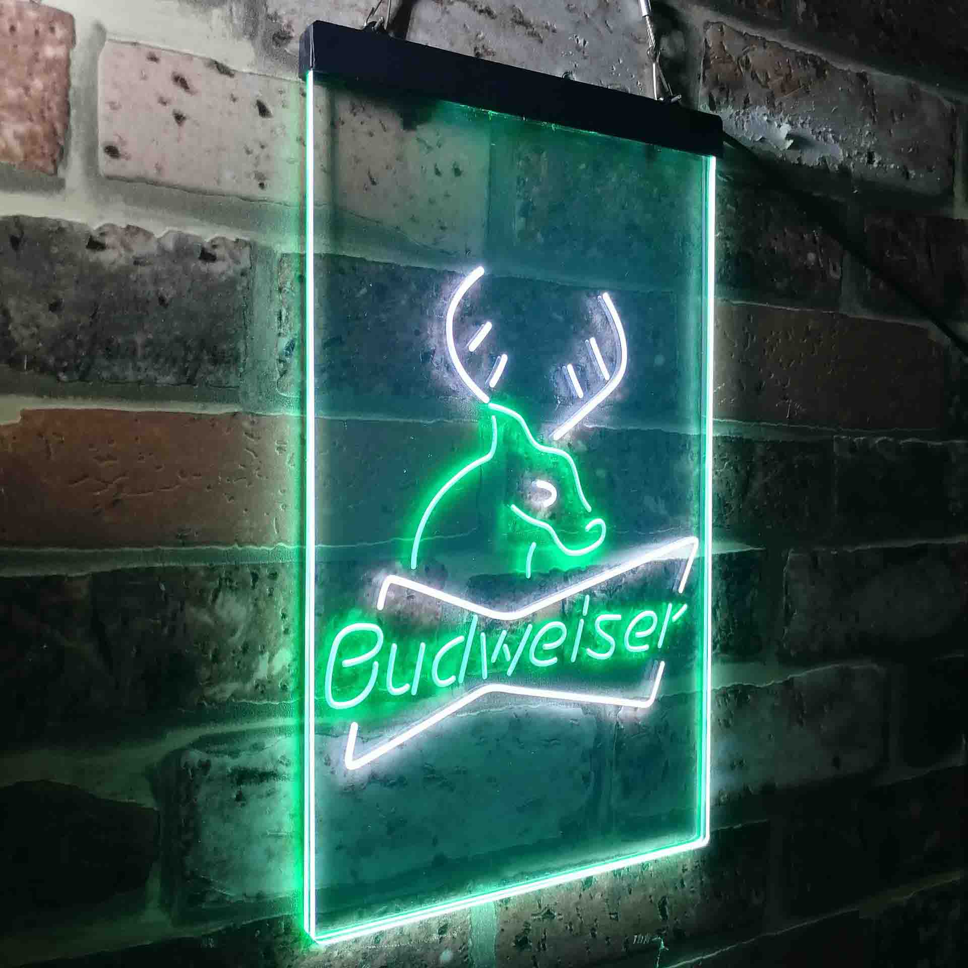 Budweiser Deer Hunting Cabin Neon-Like LED Sign - Image 17