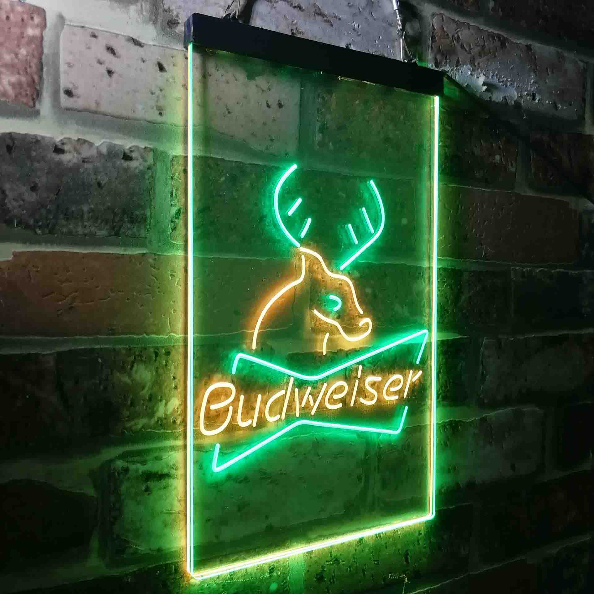 Budweiser Deer Hunting Cabin Neon-Like LED Sign - Image 20