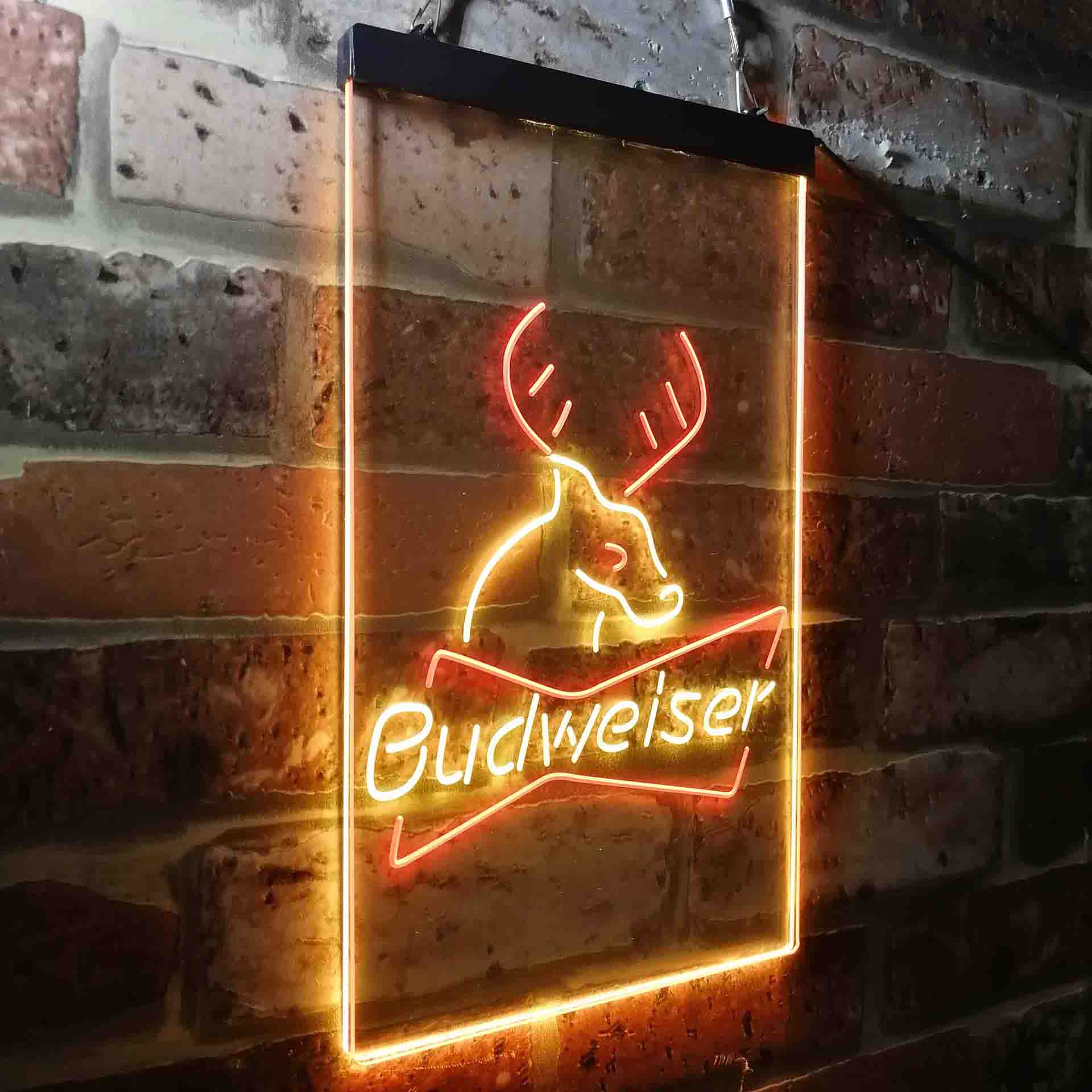 Budweiser Deer Hunting Cabin Neon-Like LED Sign - Image 25