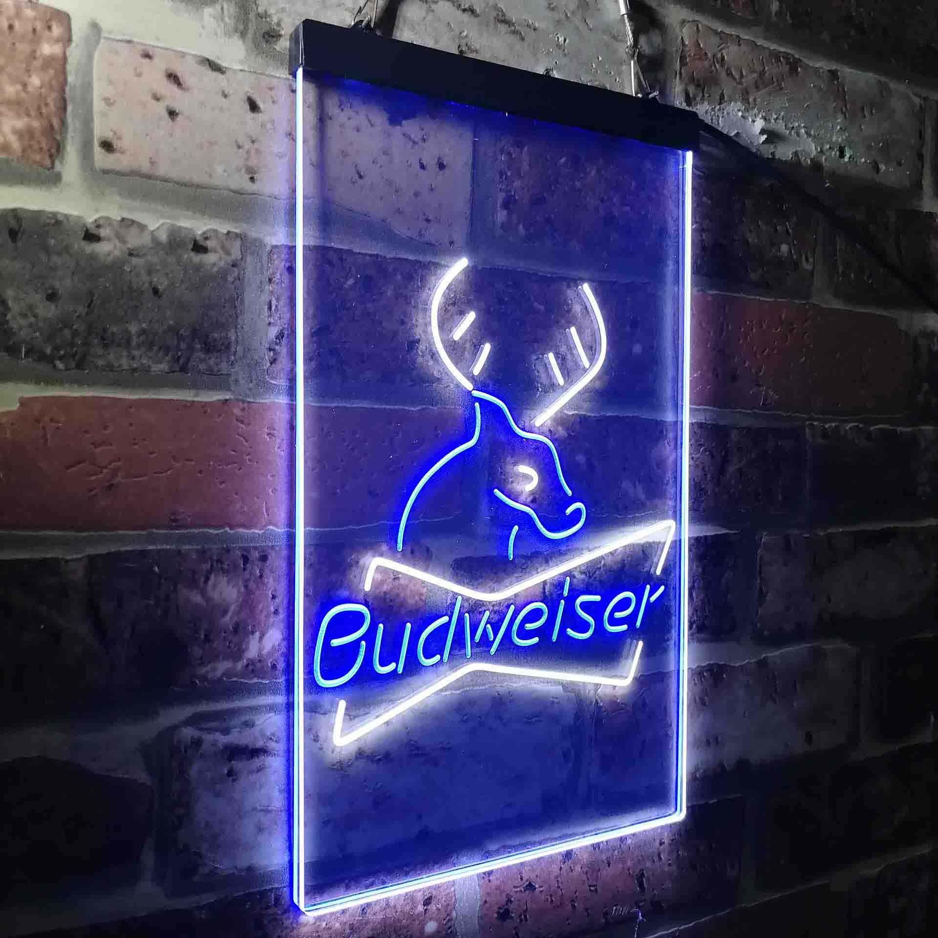 Budweiser Deer Hunting Cabin Neon-Like LED Sign - Image 26