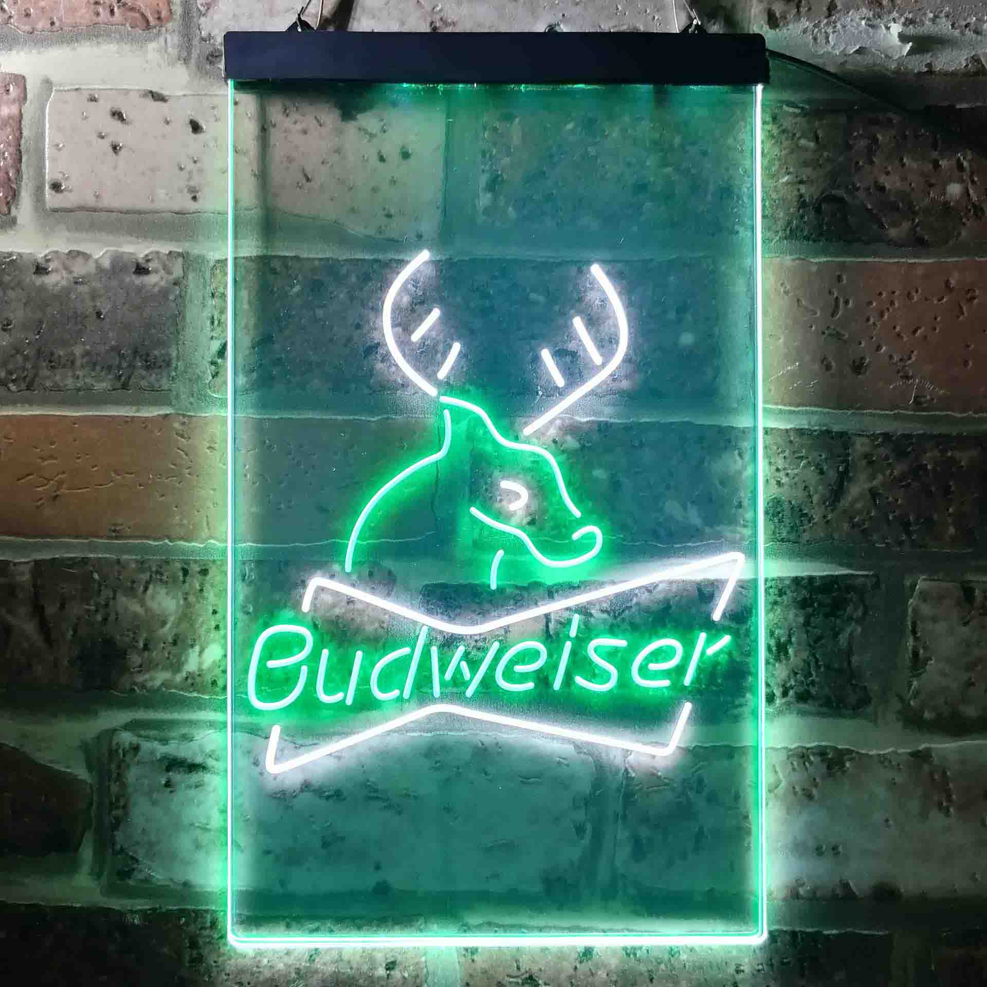 Budweiser Deer Hunting Cabin Neon-Like LED Sign - Image 4