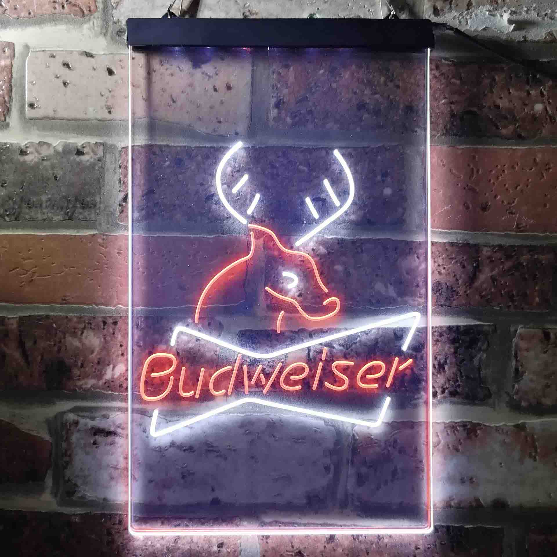 Budweiser Deer Hunting Cabin Neon-Like LED Sign - Image 6