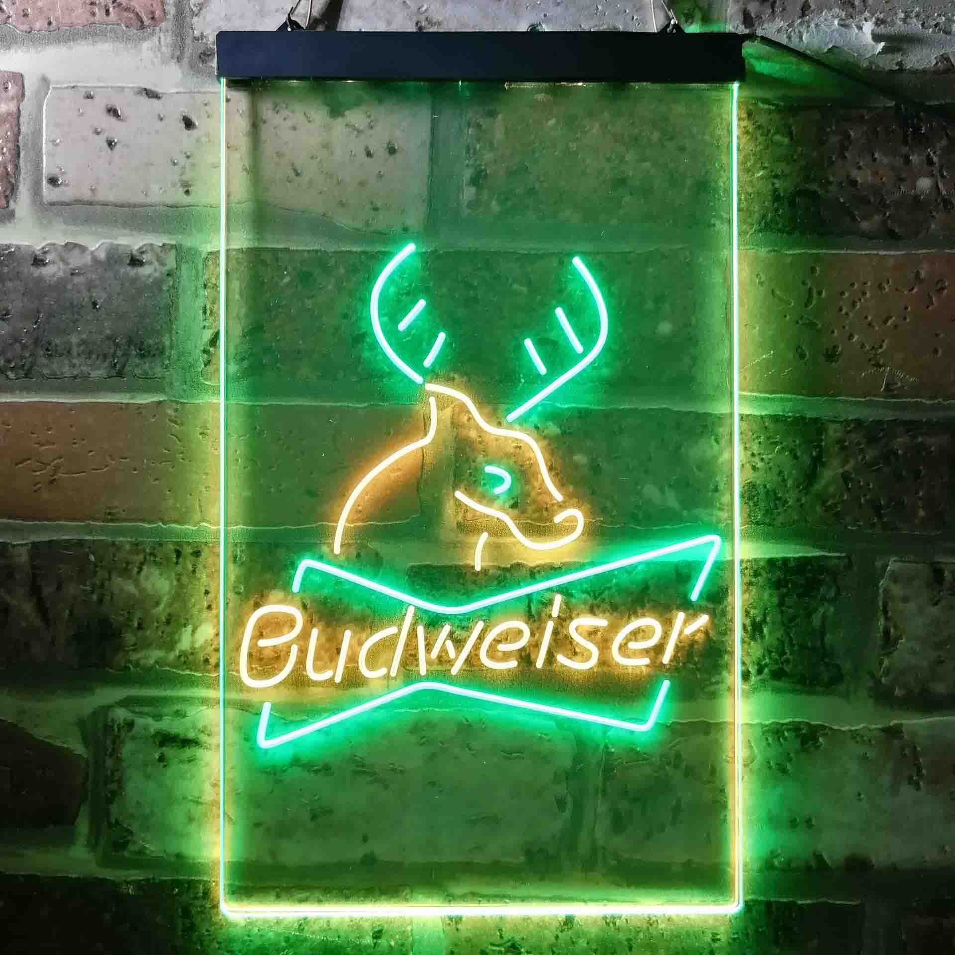 Budweiser Deer Hunting Cabin Neon-Like LED Sign - Image 7
