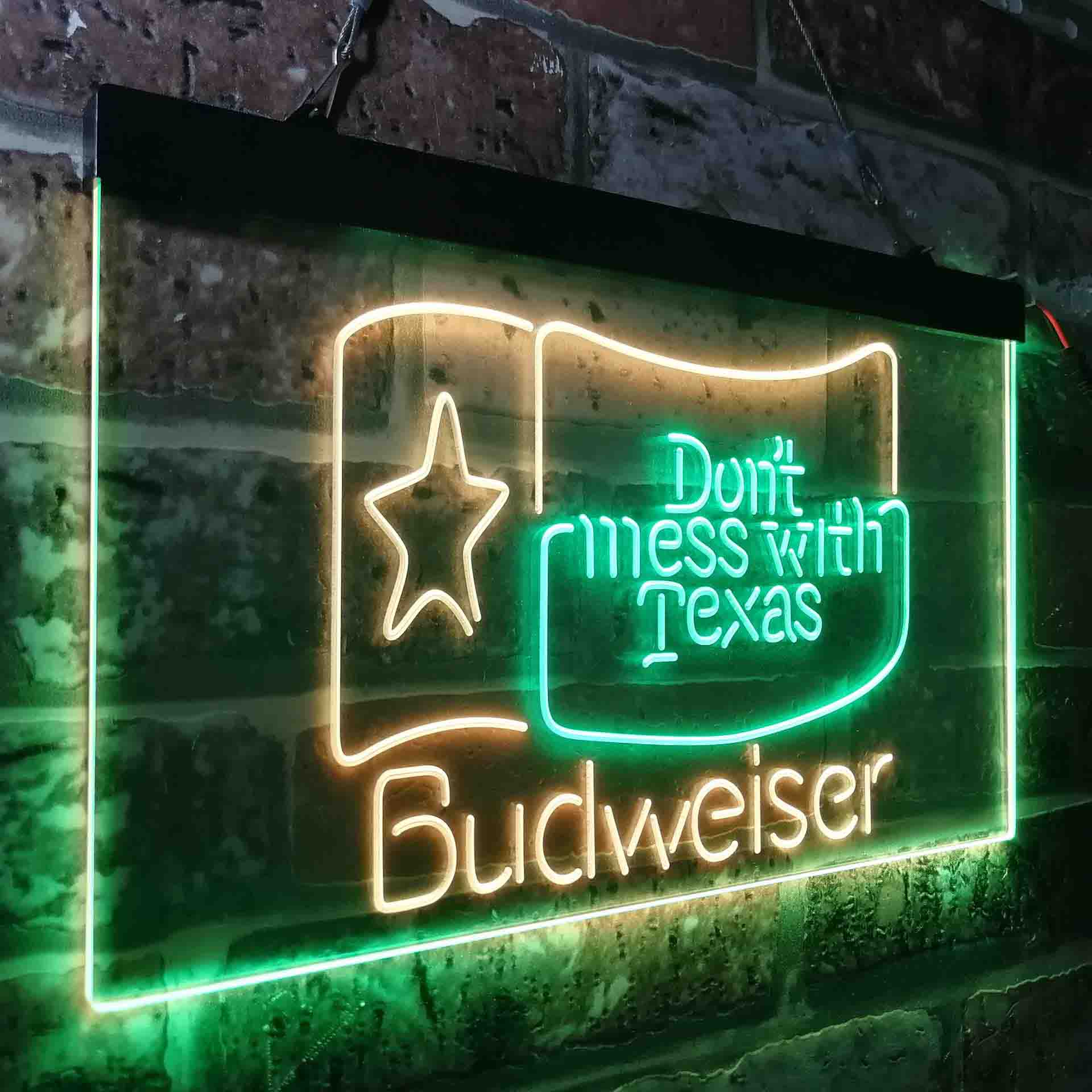 Budweiser Don't Mess with Texas Neon-Like LED Sign - Image 17