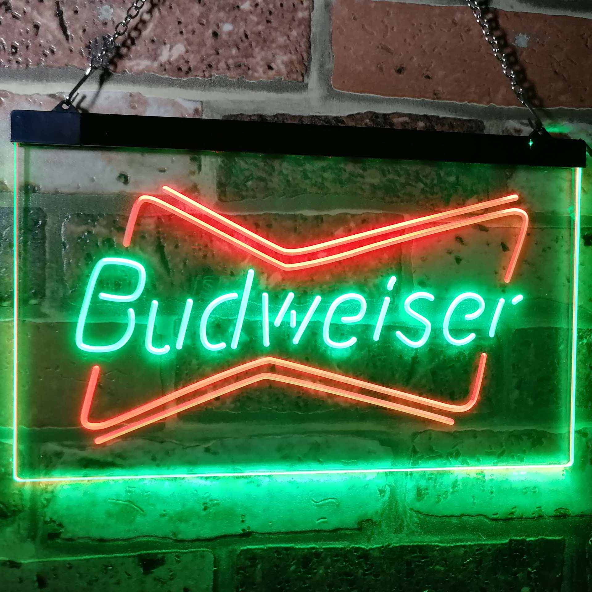 Budweiser Double Beer Bar Home Bar Neon Light LED Sign
