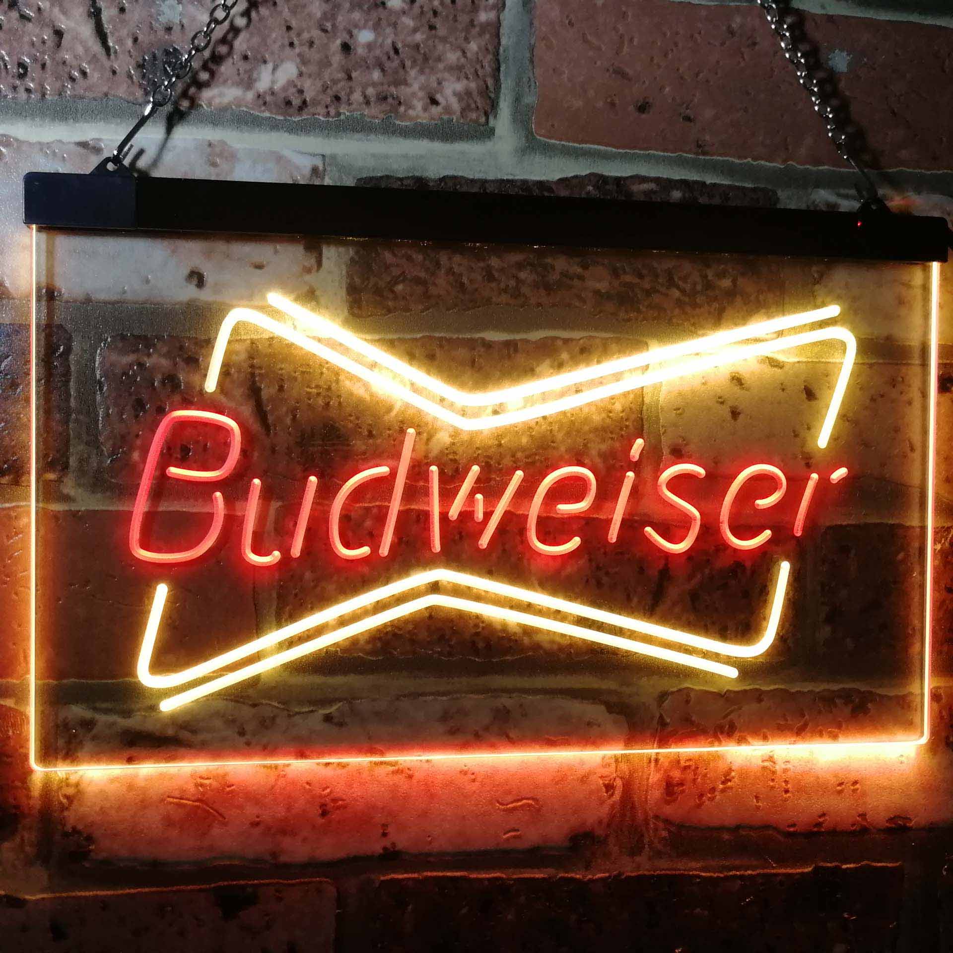 Budweiser Double Beer Bar Home Bar Neon Light LED Sign - Image 11