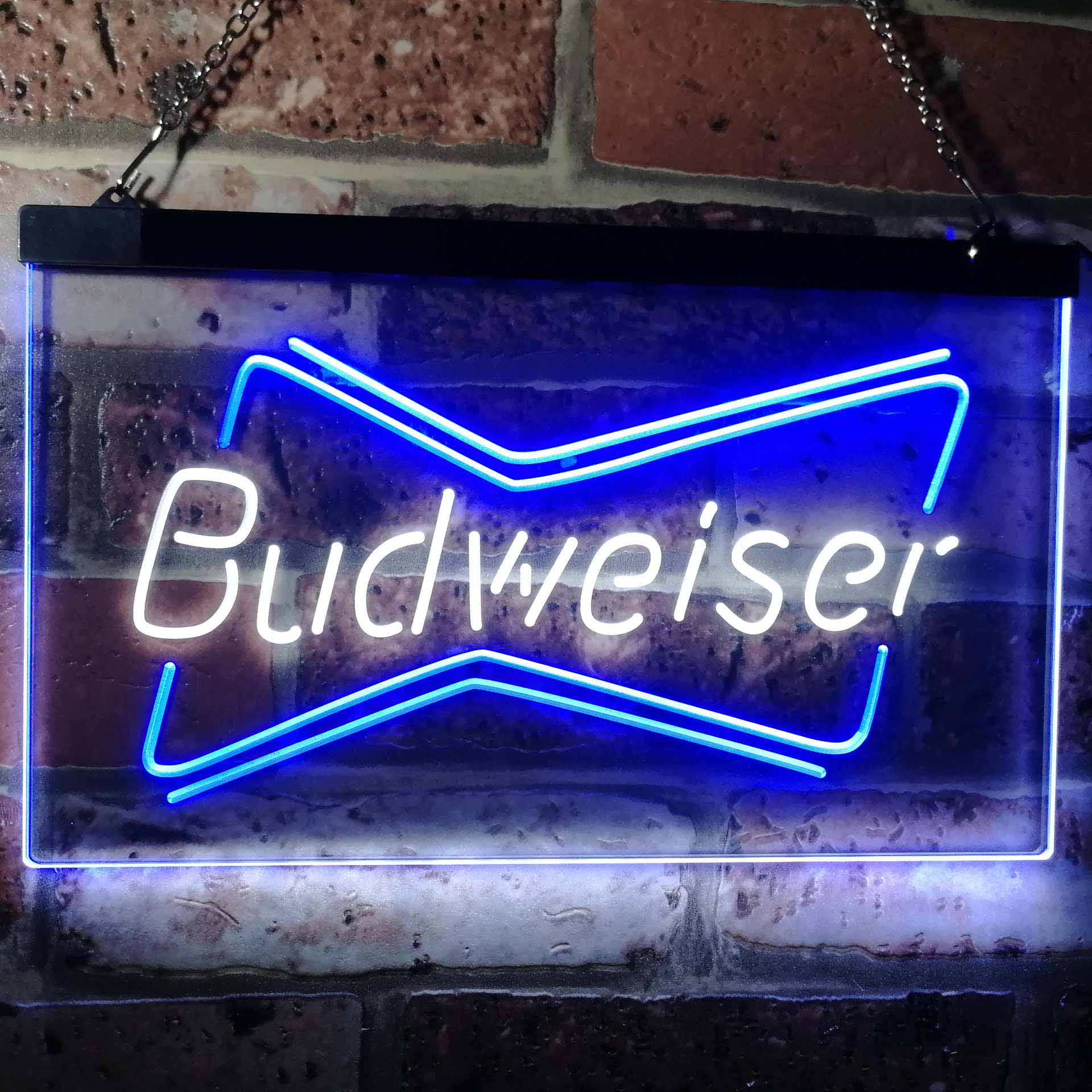 Budweiser Double Beer Bar Home Bar Neon Light LED Sign - Image 2