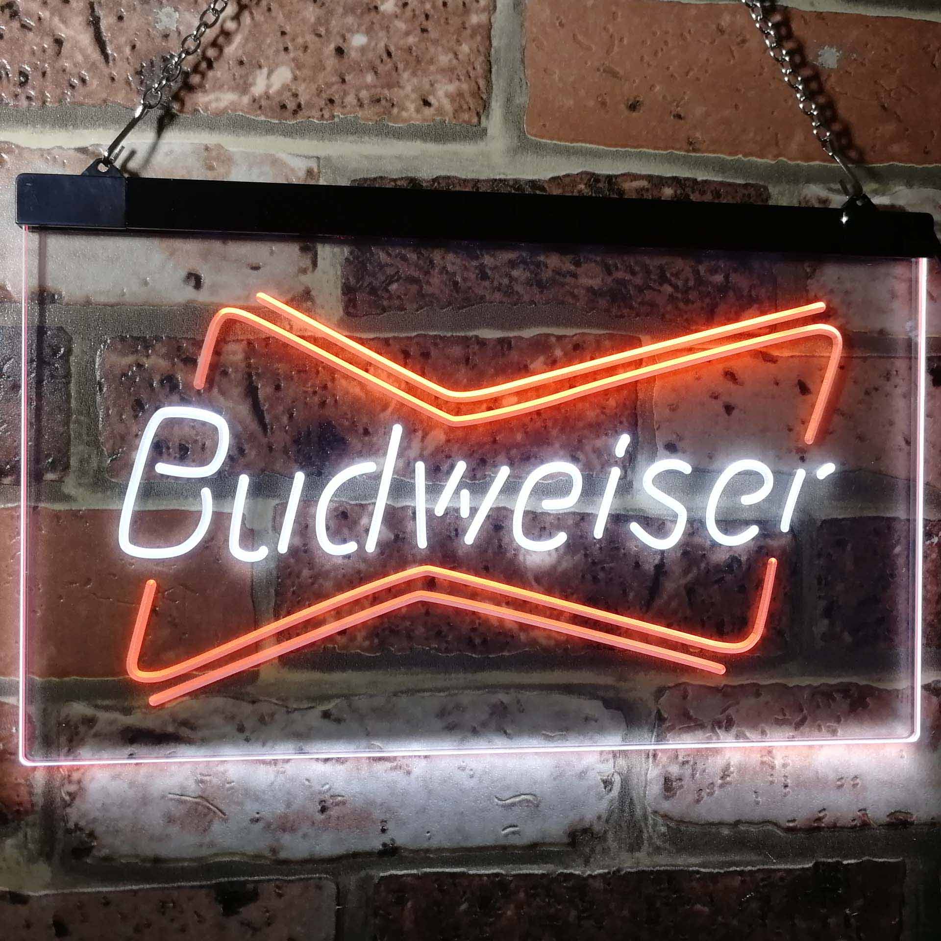 Budweiser Double Beer Bar Home Bar Neon Light LED Sign - Image 3