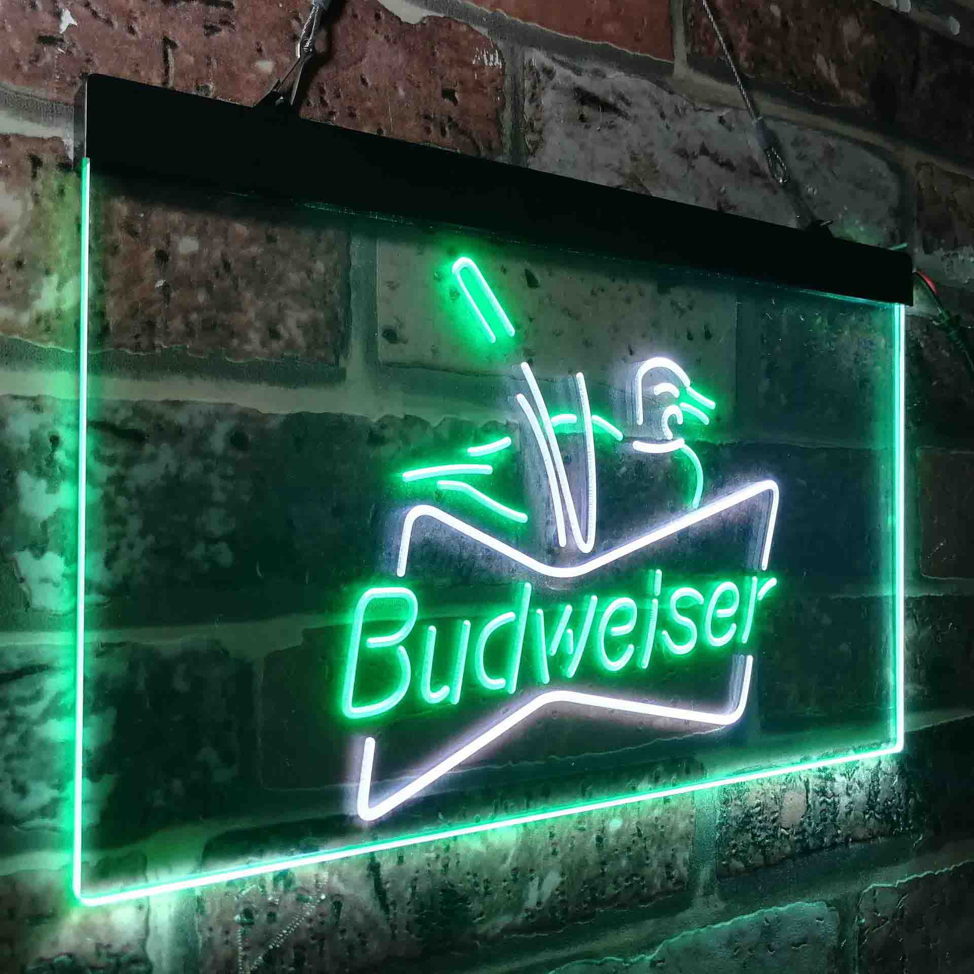 Budweiser Duck Hunting Man Cave Neon-Like LED Sign - Image 14