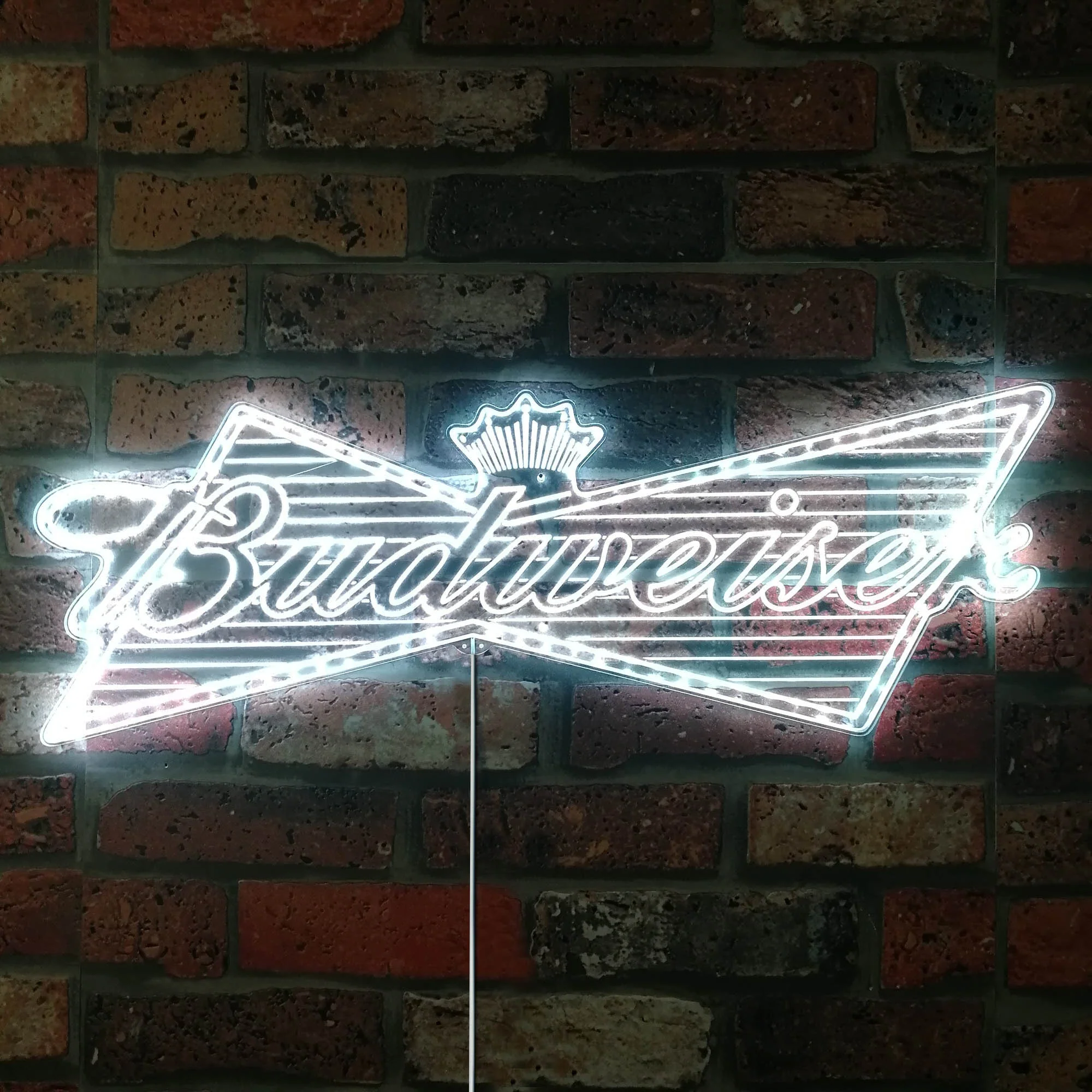 Budweiser Neon LED Sign with Dynamic RGB Colors - Image 9
