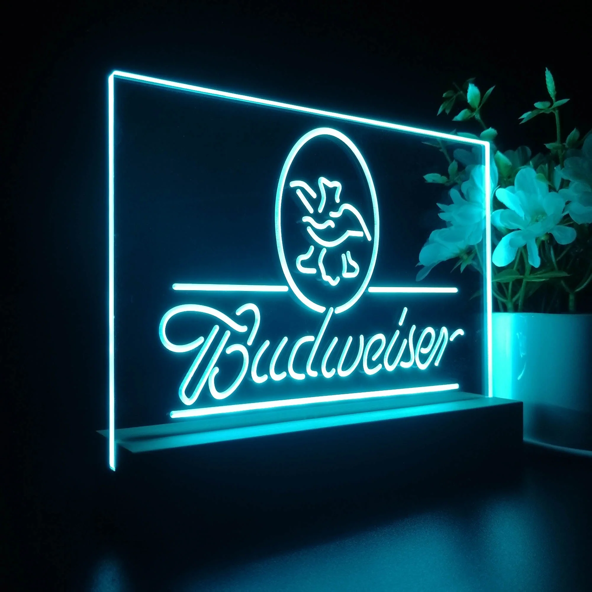 Budweiser Eagle US Beer Company Neon Sign Pub Bar Lamp - Image 5