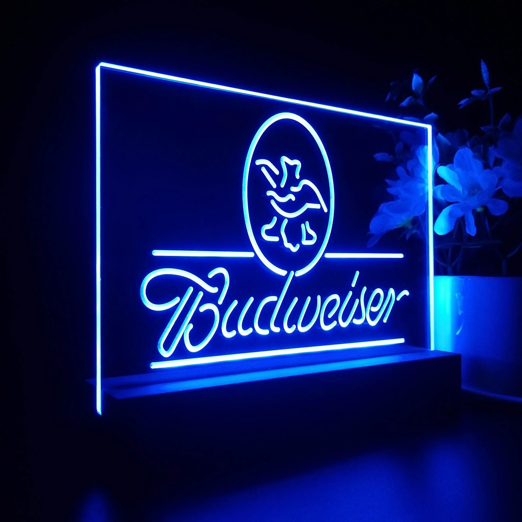 Budweiser Eagle US Beer Company Neon Sign Pub Bar Lamp - Image 6