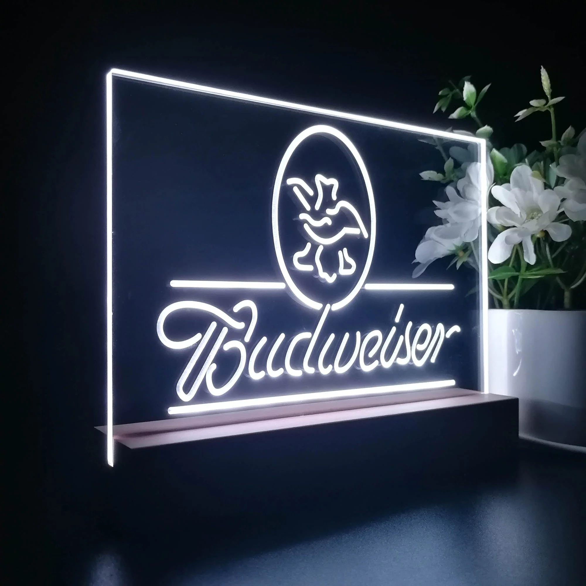 Budweiser Eagle US Beer Company Neon Sign Pub Bar Lamp - Image 7