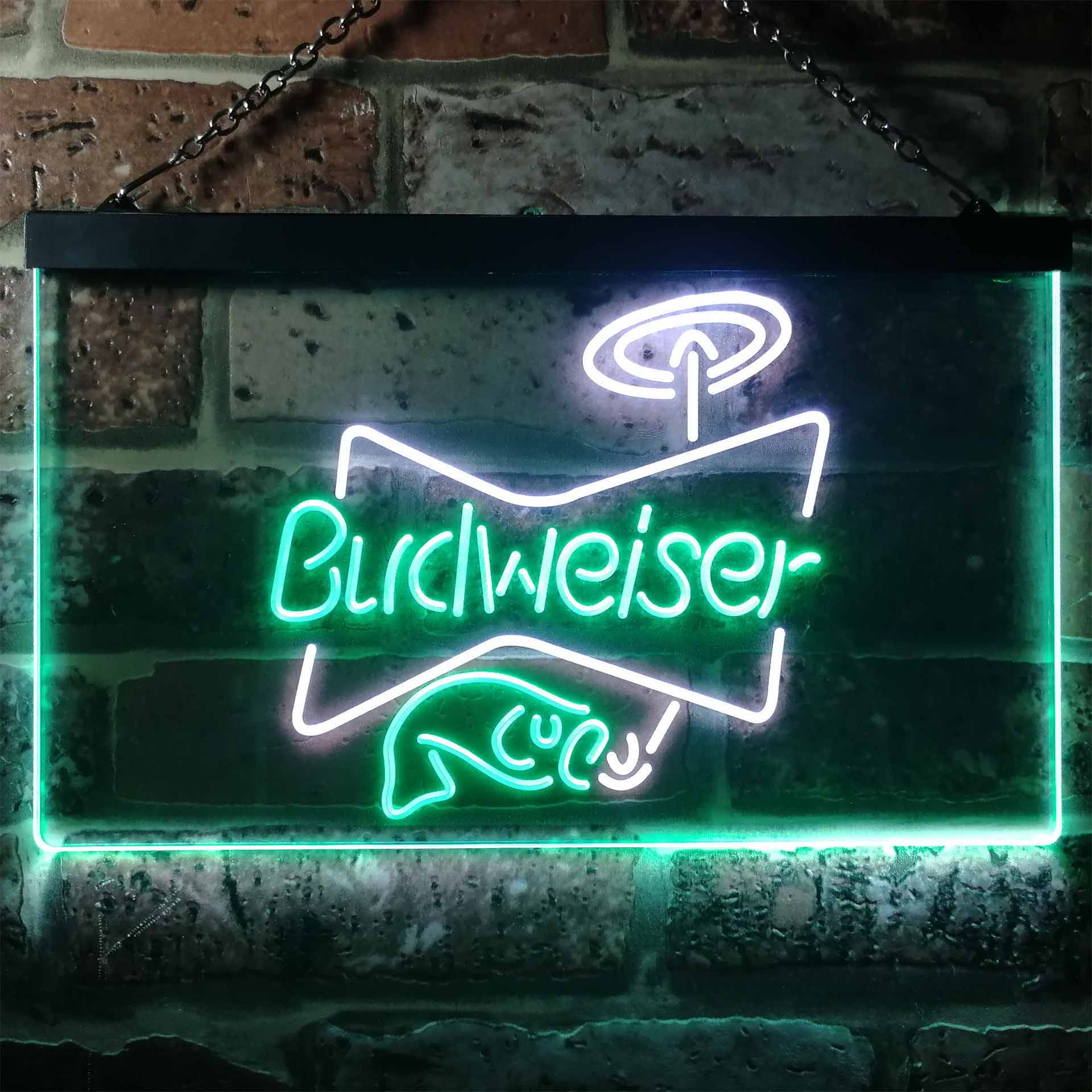Budweiser Fish Home Bar Neon Light LED Sign - Image 6