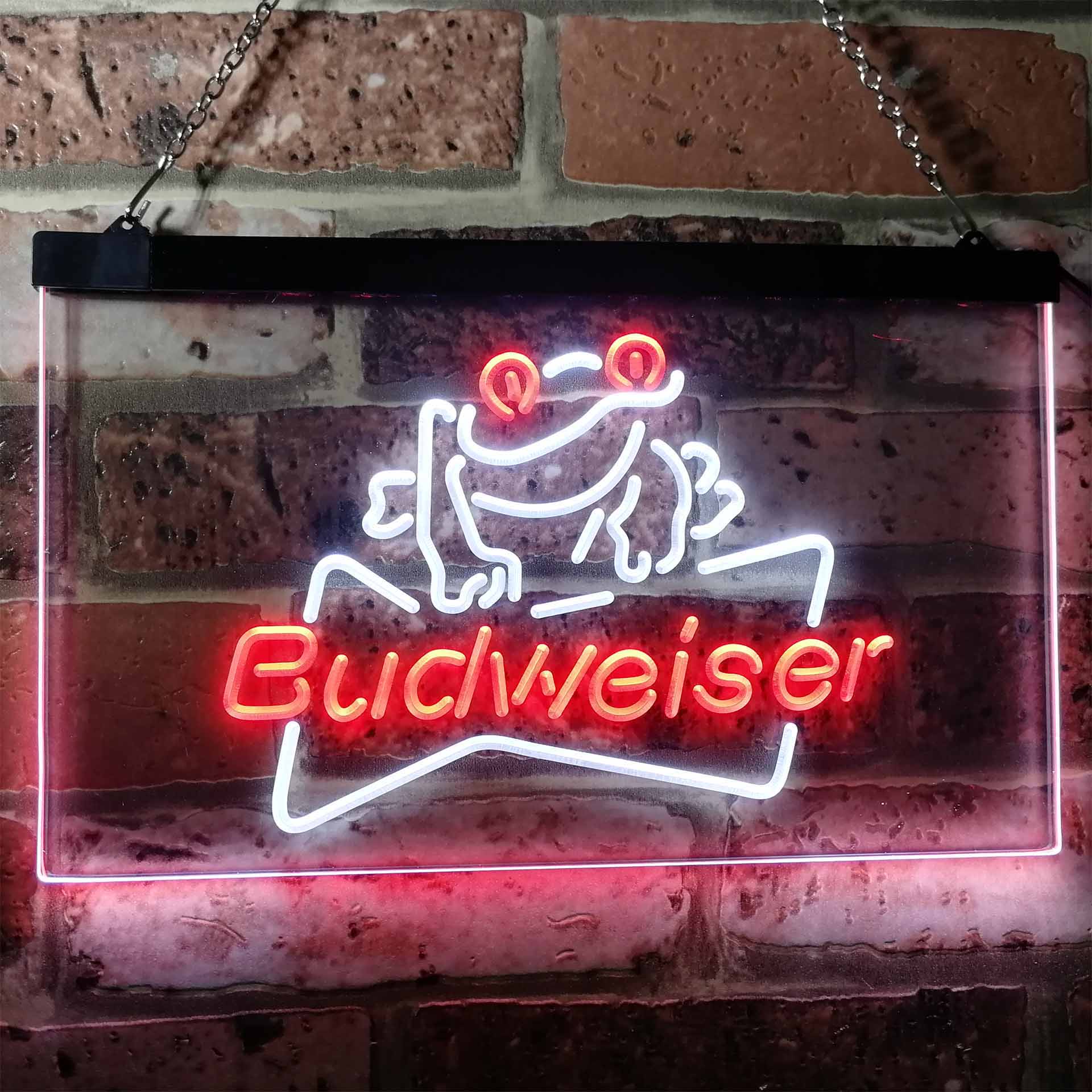 Budweiser Frog Decor Beer Bar Home Bar Neon Light LED Sign - Image 7