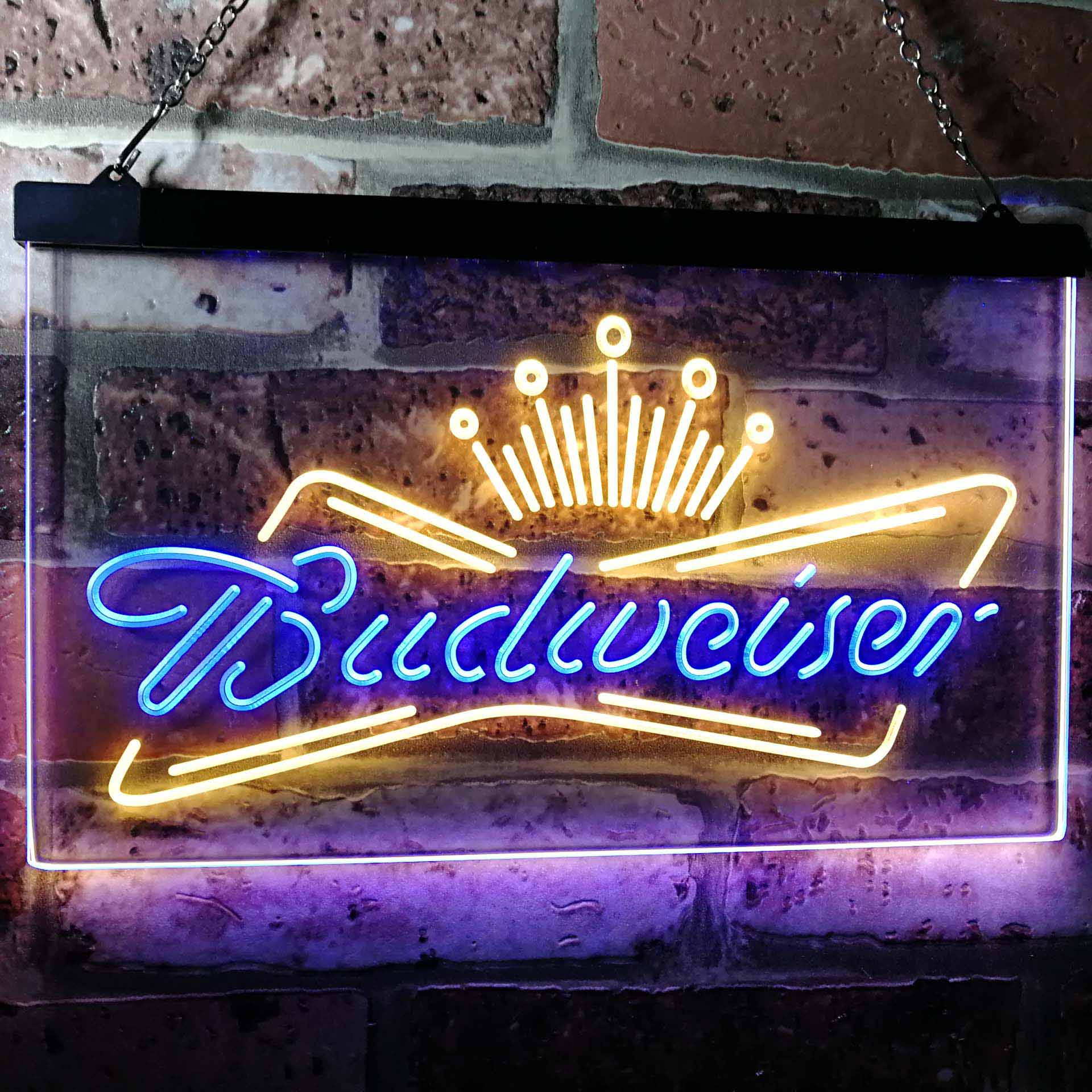 Budweiser Crown Bar Neon Light LED Sign - Image 7