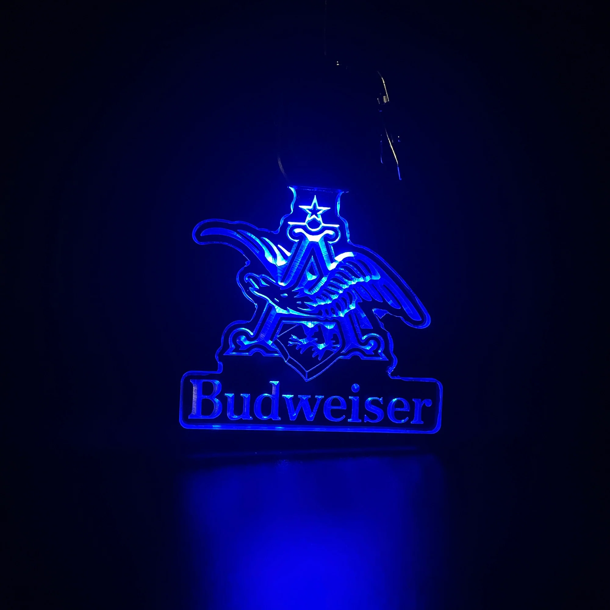 Budweiser LED Light Acrylic Keychain , Christmas Tree Ornament - Image 4