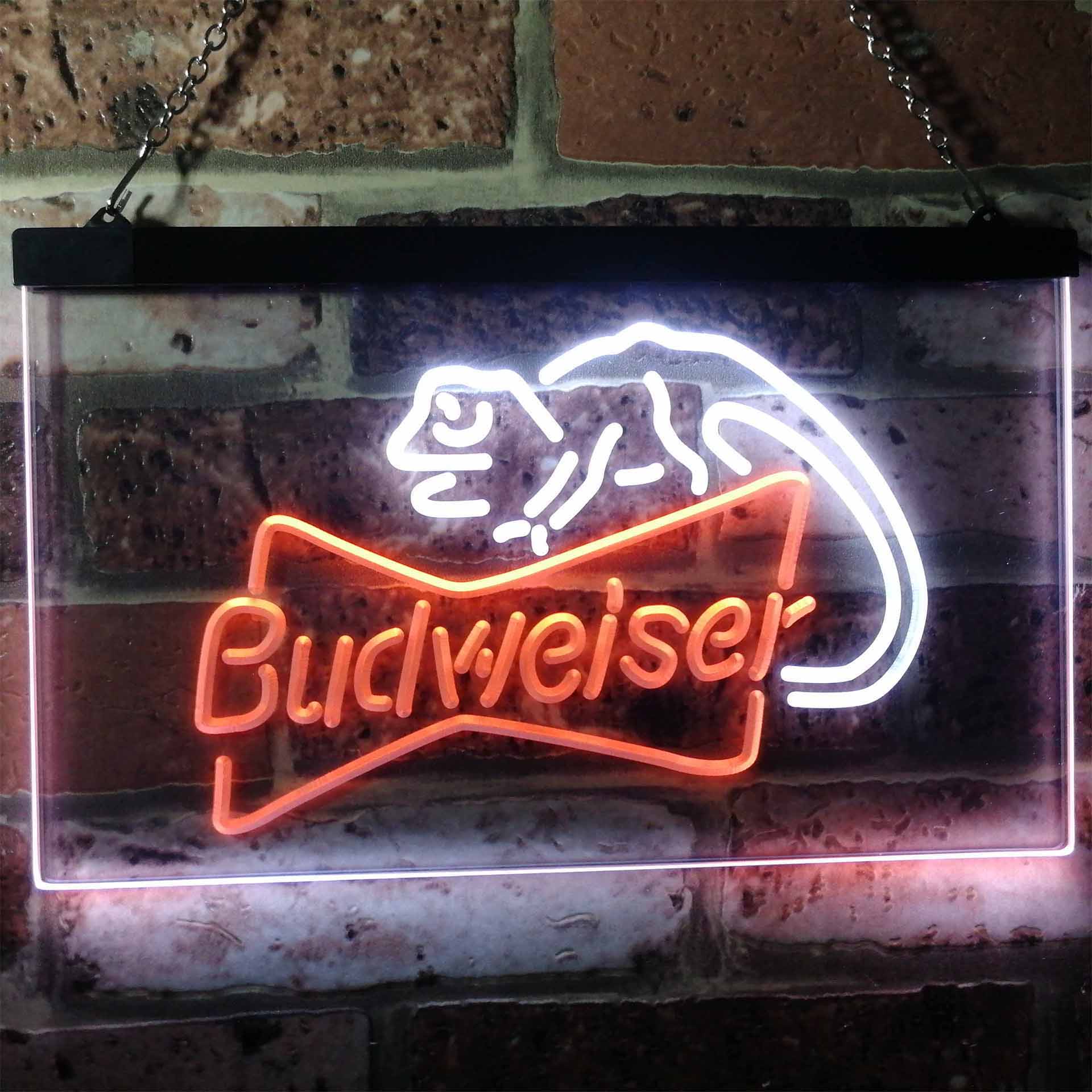 Budweiser Lizard Beer Bar Home Bar Neon Light LED Sign - Image 10