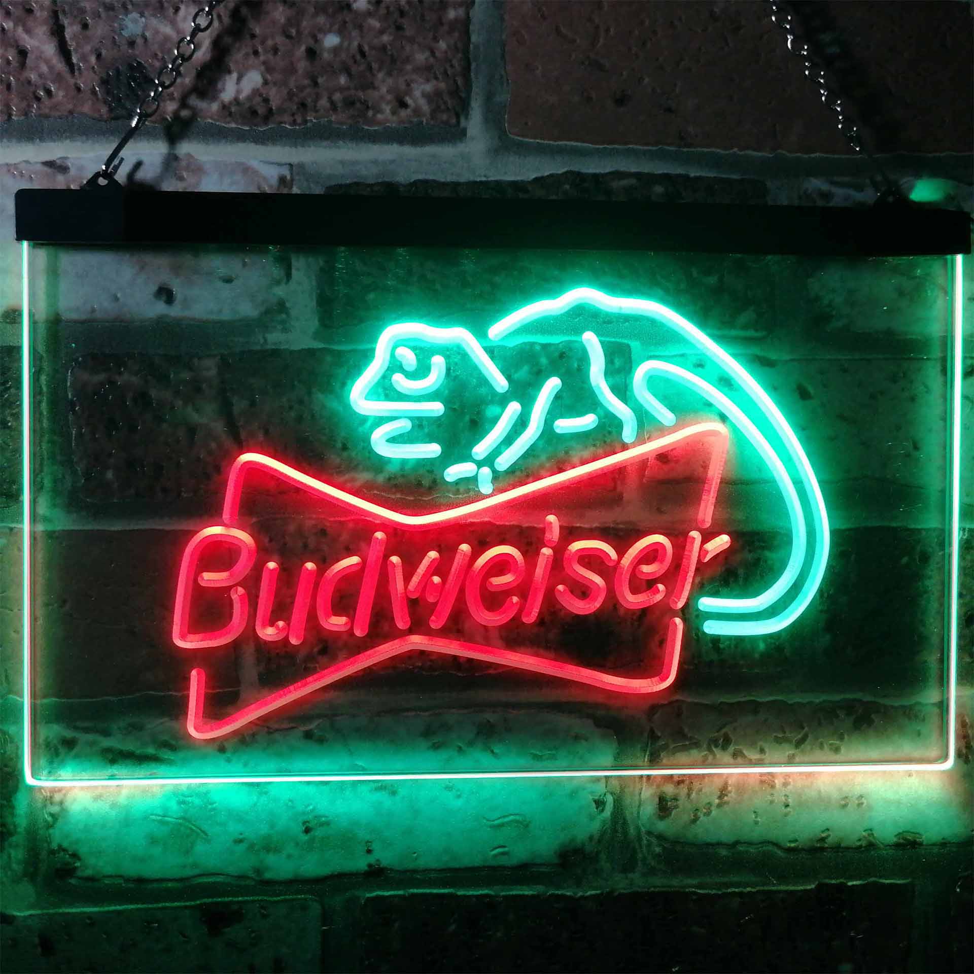 Budweiser Lizard Beer Bar Home Bar Neon Light LED Sign - Image 11