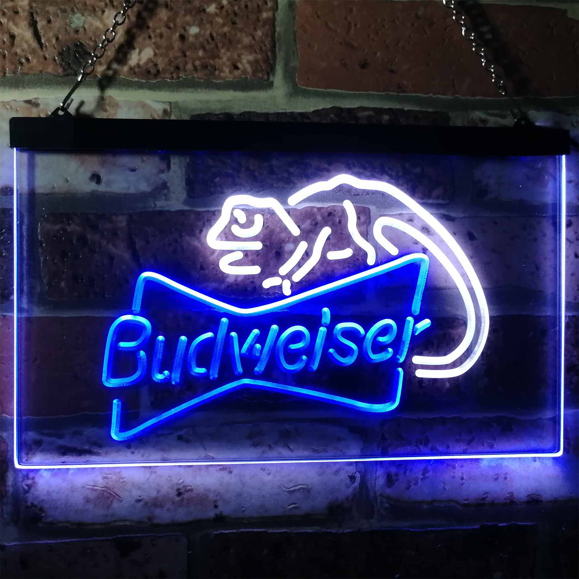 Budweiser Lizard Beer Bar Home Bar Neon Light LED Sign - Image 4