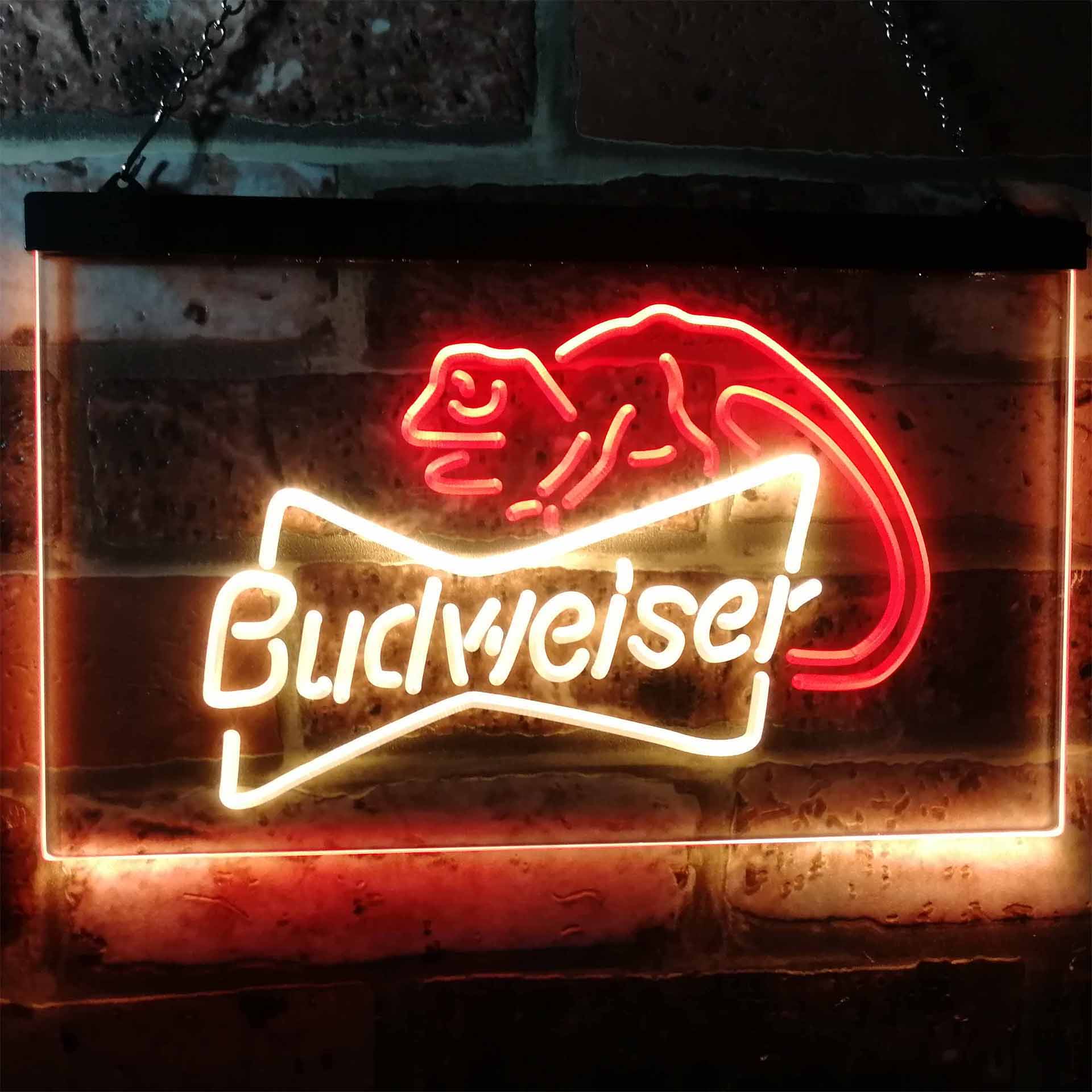 Budweiser Lizard Beer Bar Home Bar Neon Light LED Sign - Image 8