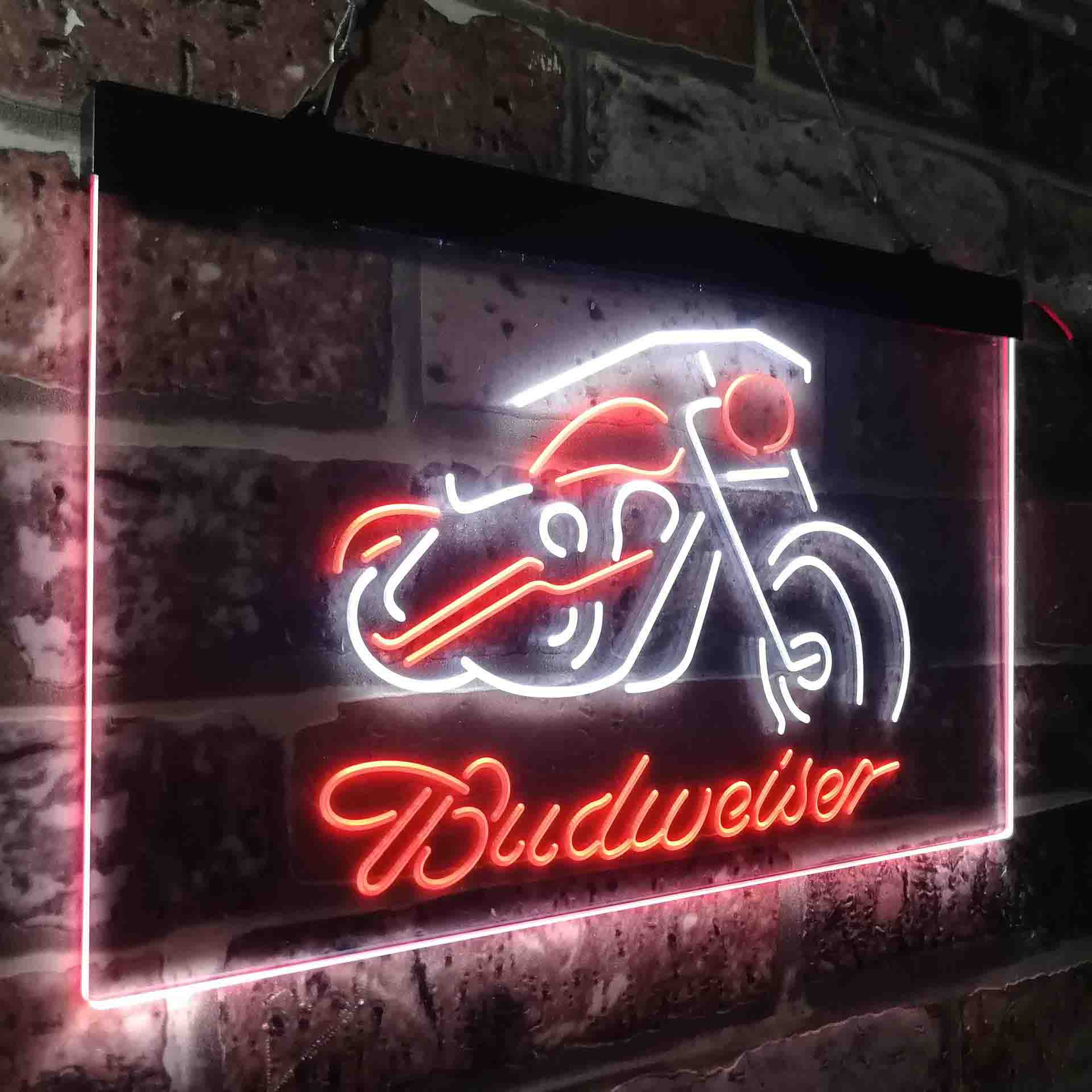 Budweiser Motorcycle Garage Neon-Like LED Sign - Image 14