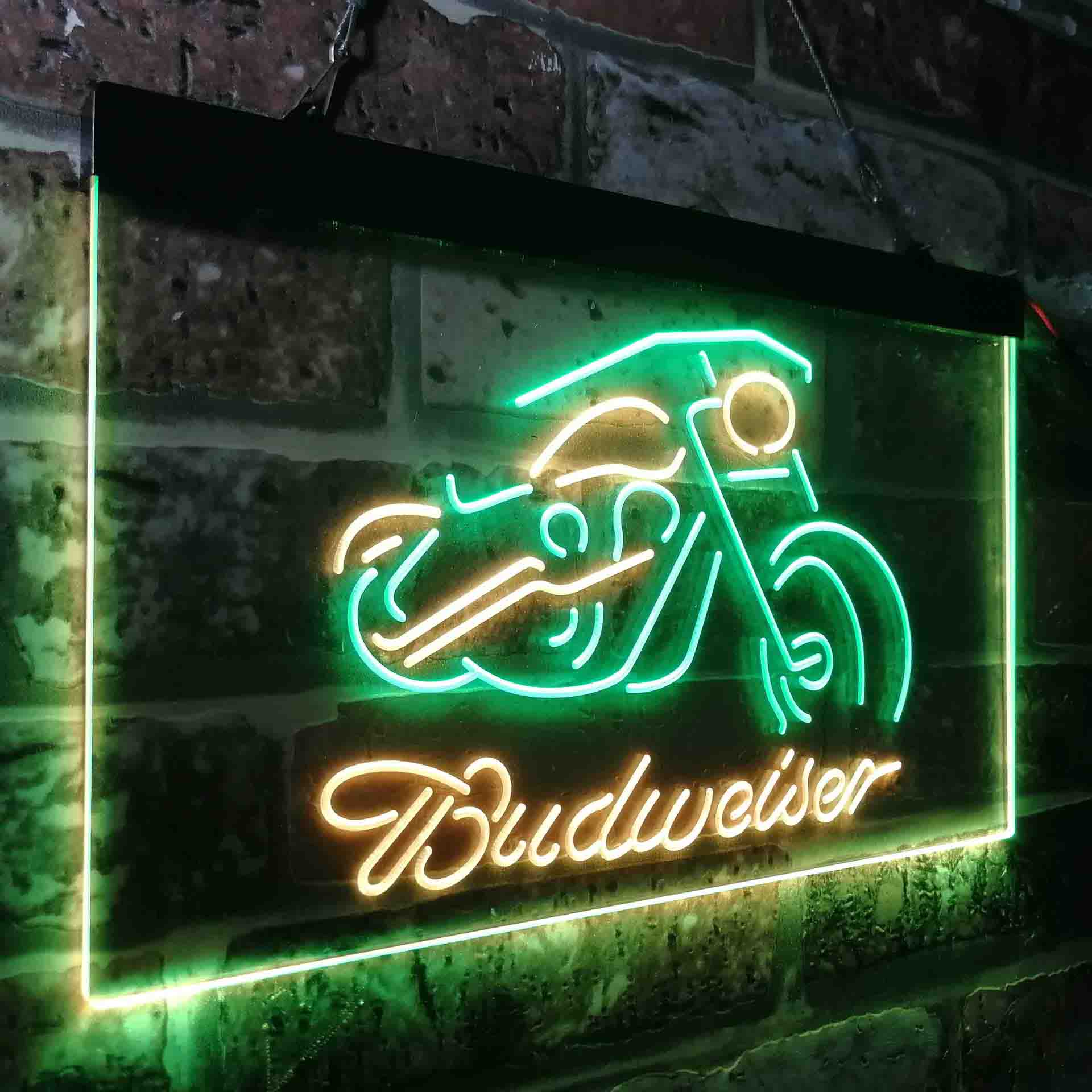 Budweiser Motorcycle Garage Neon-Like LED Sign - Image 21