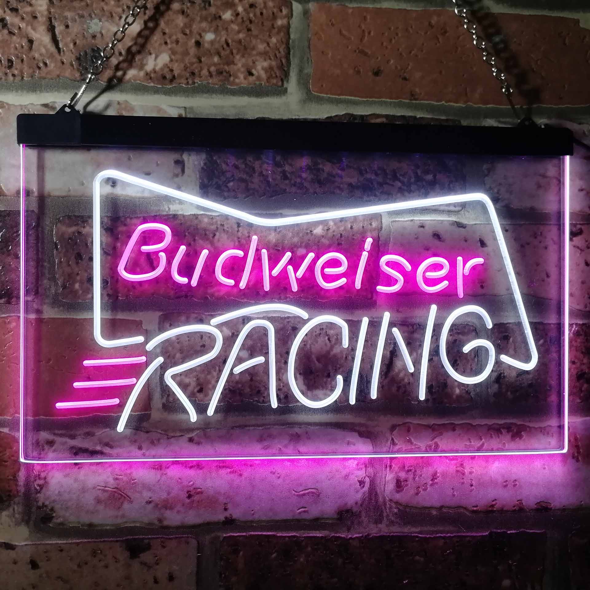 Budweiser Racing Car Beer Bar Home Bar Neon Light LED Sign - Image 5