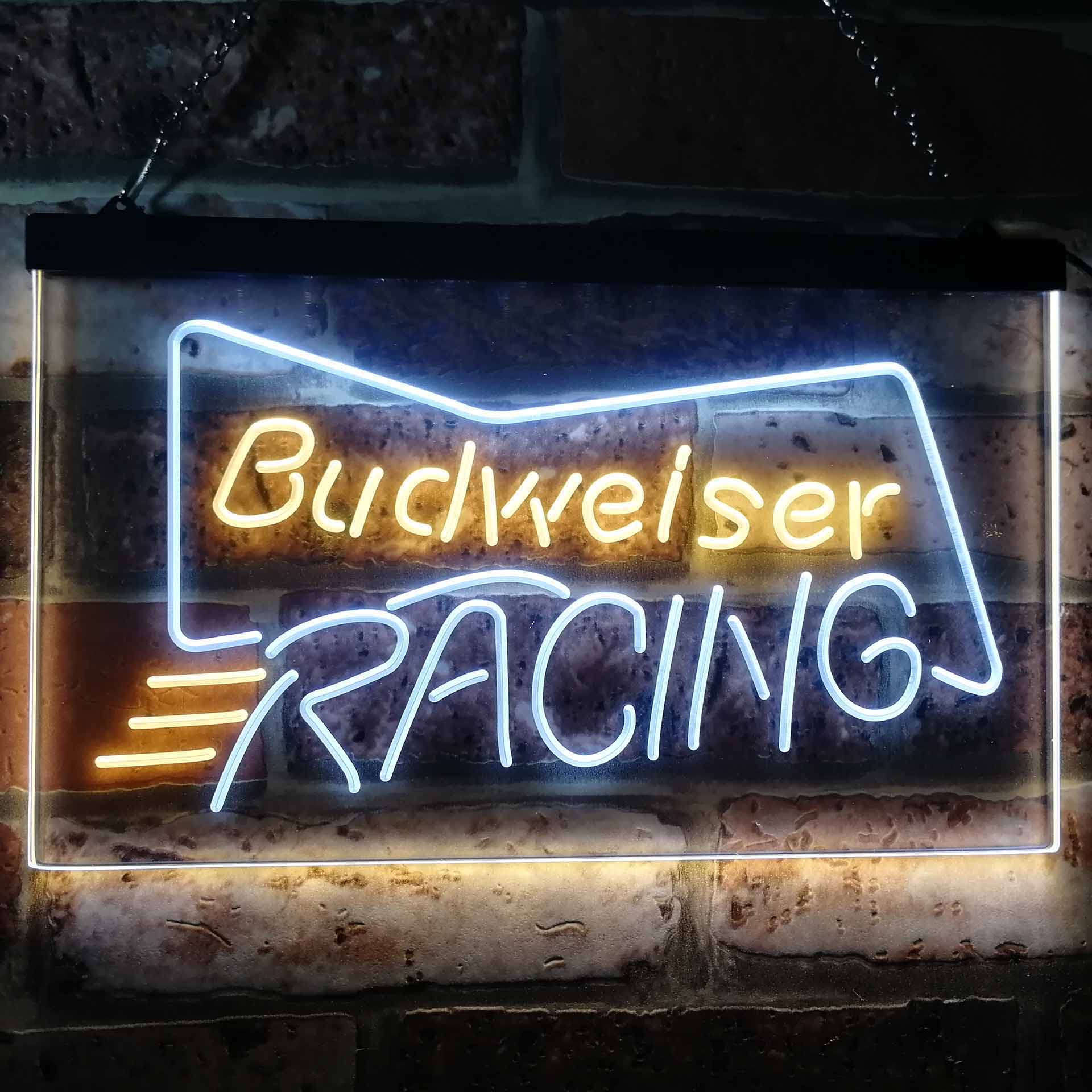 Budweiser Racing Car Beer Bar Home Bar Neon Light LED Sign - Image 6