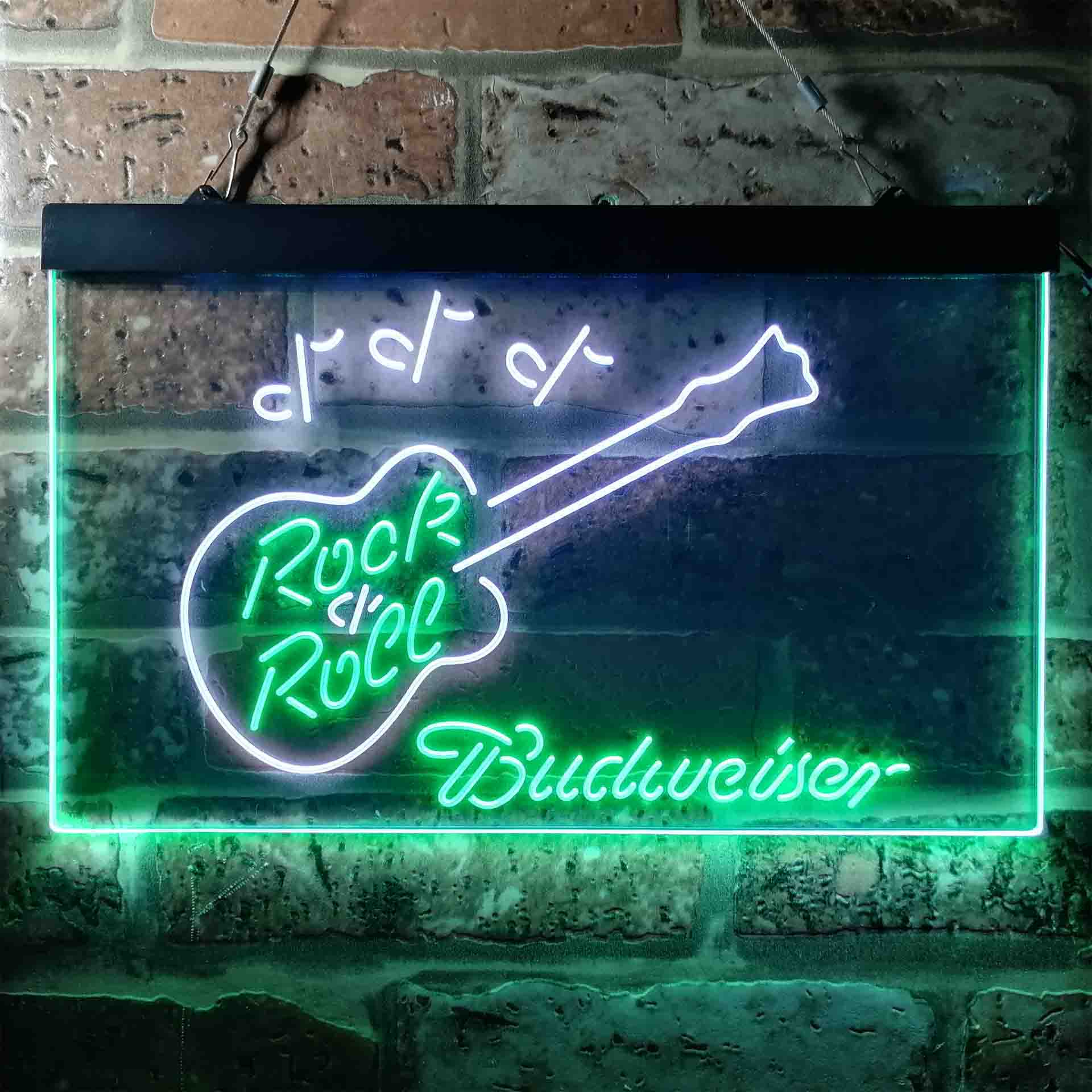 Budweiser Rock n Roll Live Music Neon-Like LED Sign - Image 12