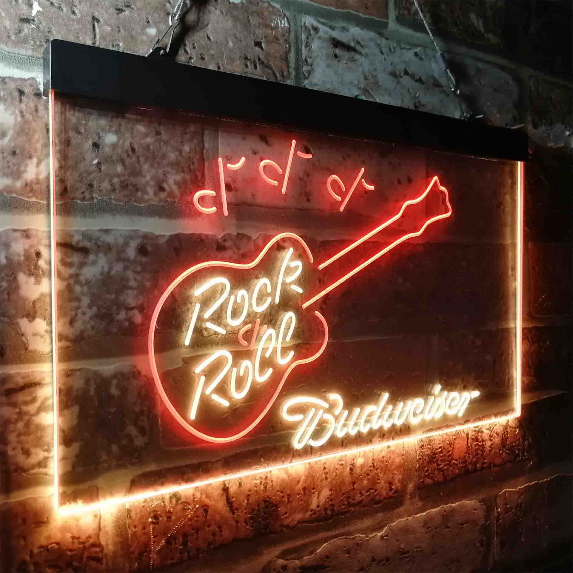 Budweiser Rock n Roll Live Music Neon-Like LED Sign - Image 14