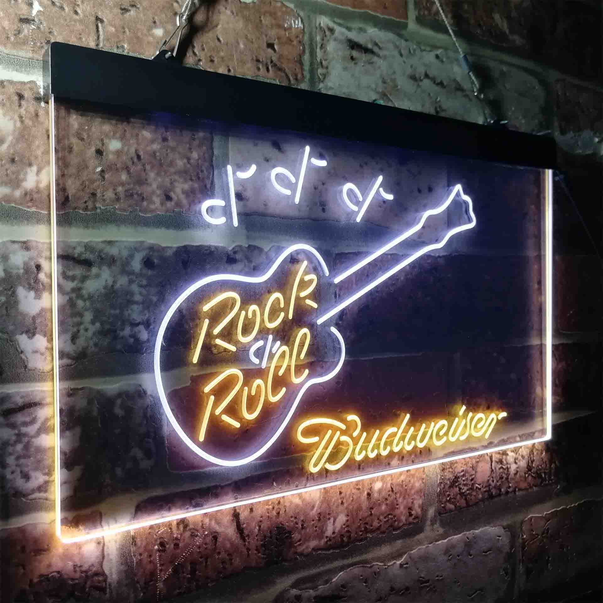 Budweiser Rock n Roll Live Music Neon-Like LED Sign - Image 26