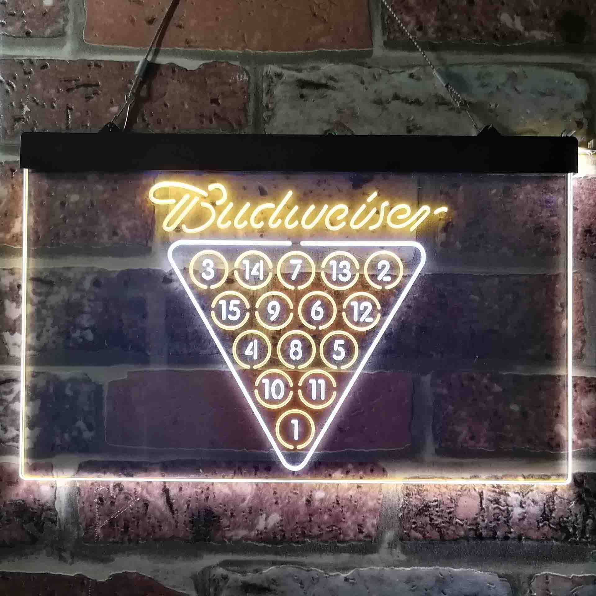 Budweisers Pool Room Bar Led Neon Sign - Image 4