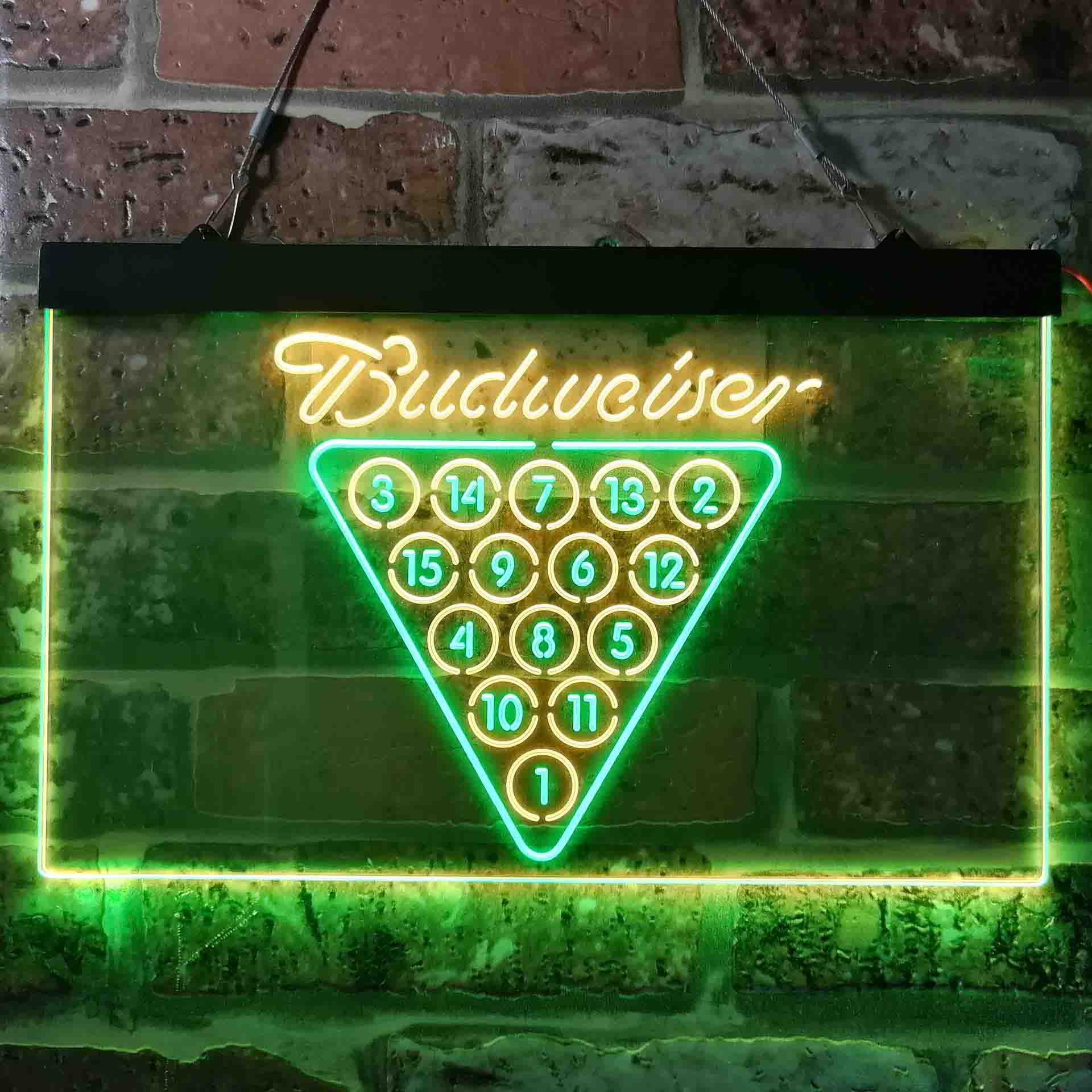 Budweisers Pool Room Bar Led Neon Sign - Image 8