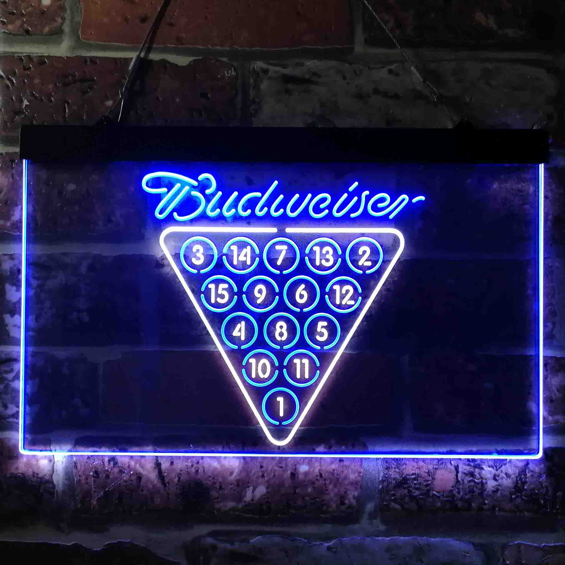 Budweisers Pool Room Bar Led Neon Sign - Image 9