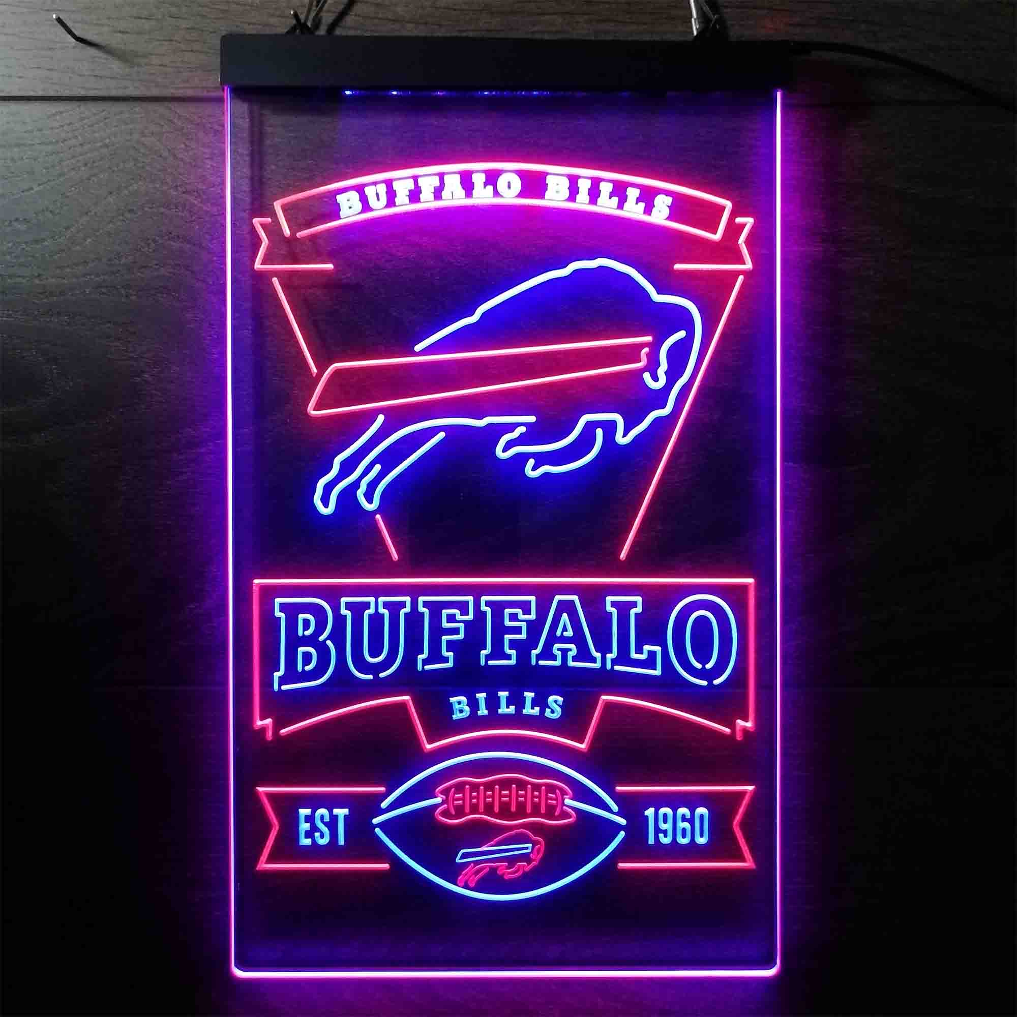Buffalo Bills Bar Decor Neon LED Sign