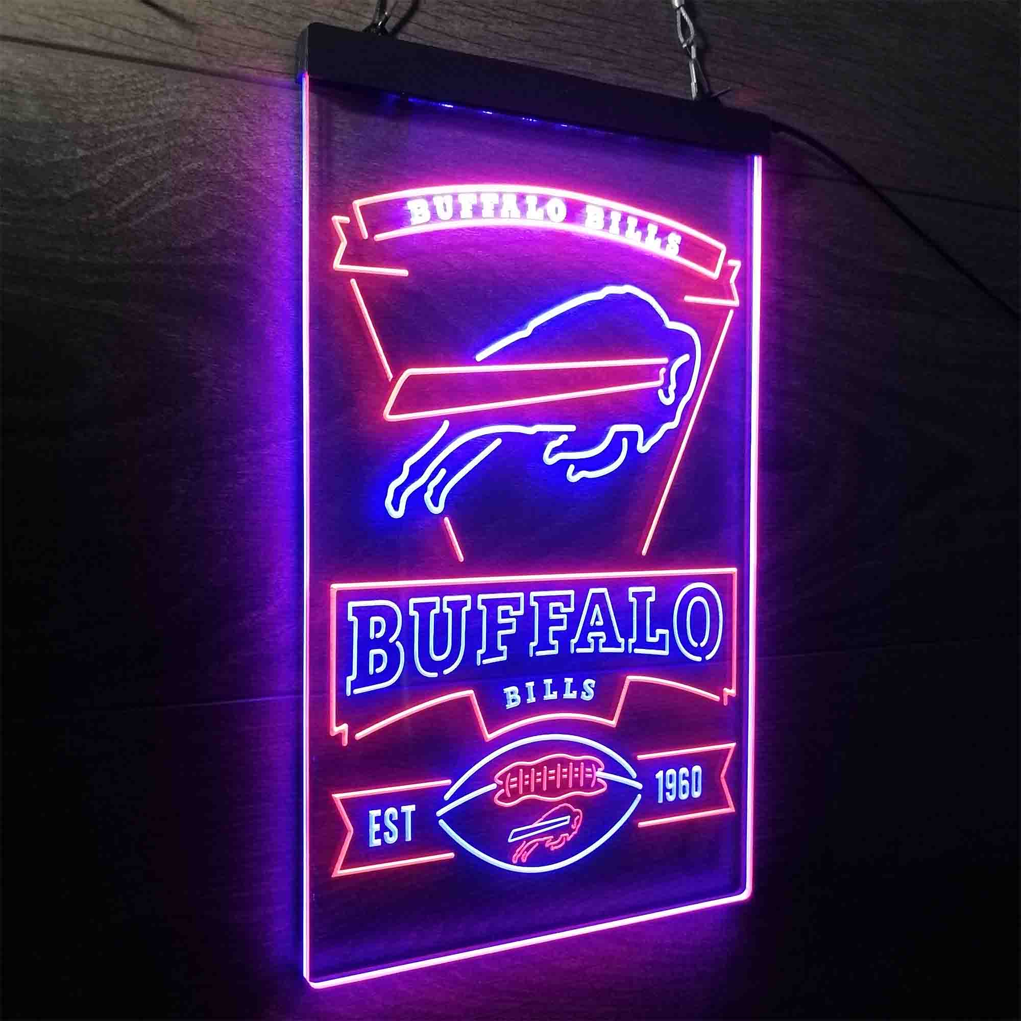 Buffalo Bills Bar Decor Neon LED Sign - Image 3