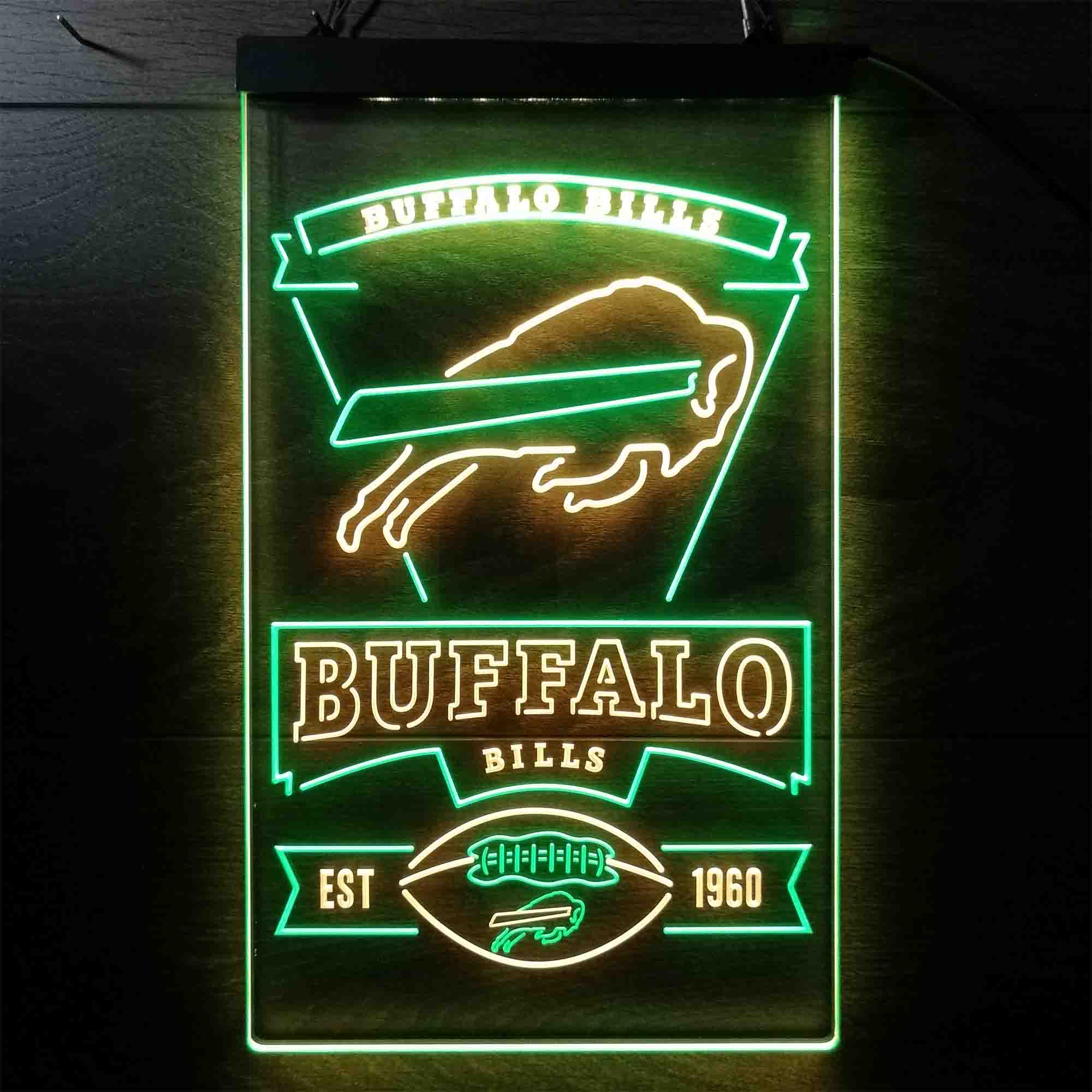 Buffalo Bills Bar Decor Neon LED Sign - Image 7