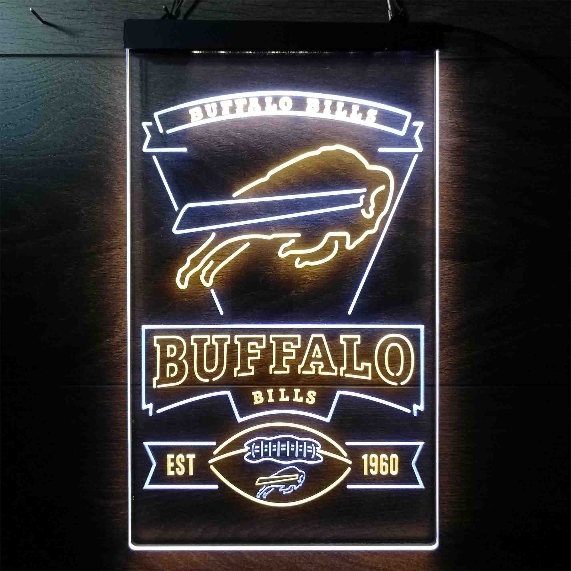 Buffalo Bills Bar Decor Neon LED Sign - Image 8